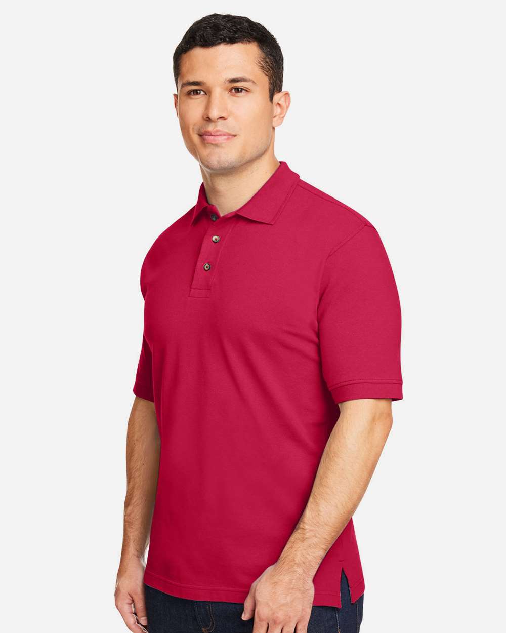 Men's Classic Cotton Polo - Red - M