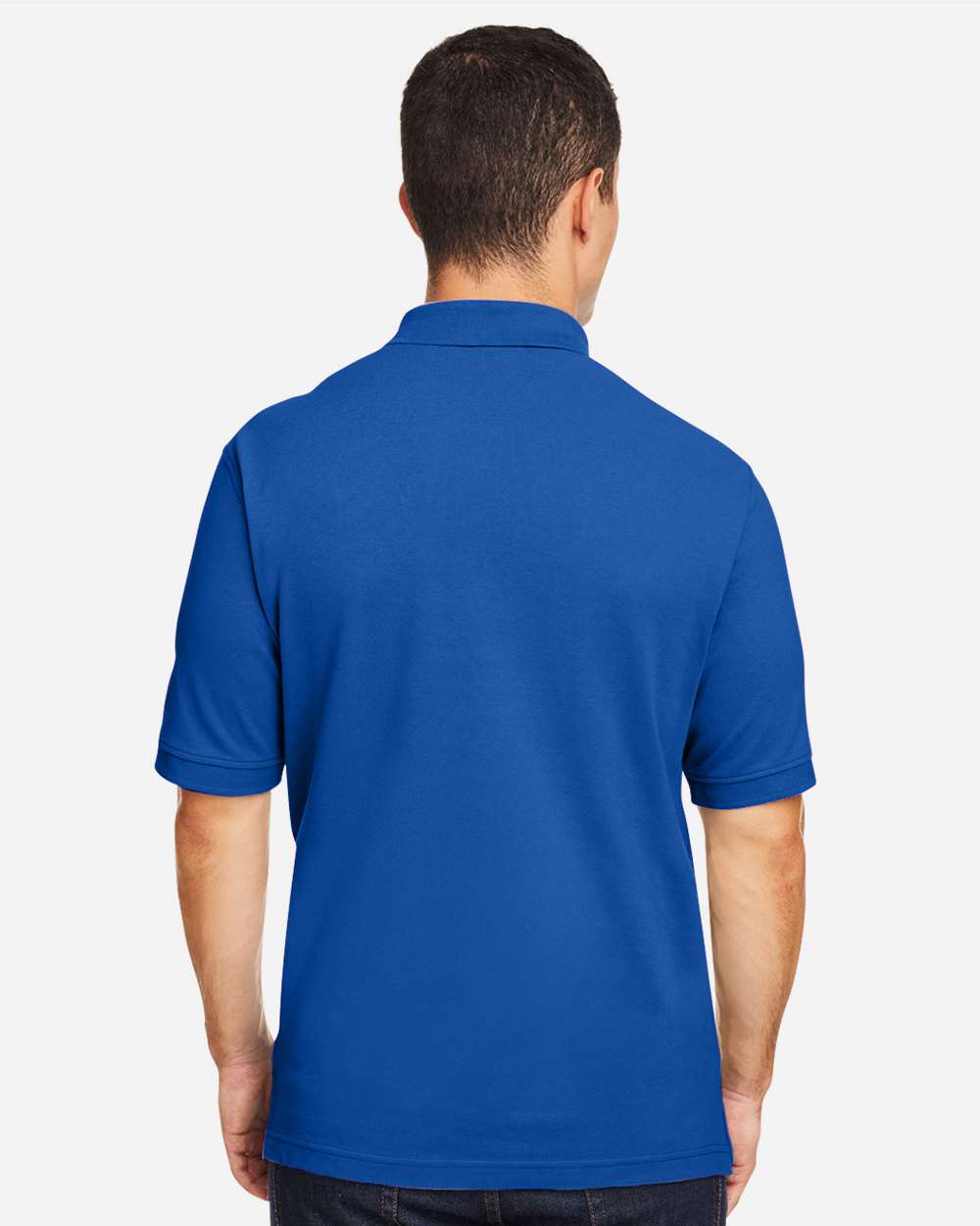 Men's Classic Cotton Polo - Royal - L
