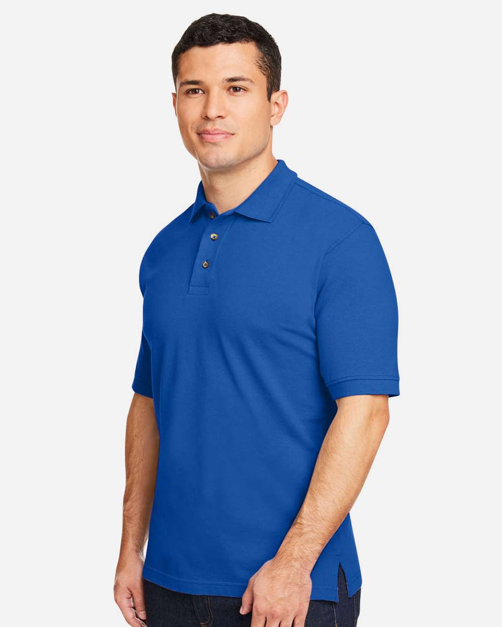 Men's Classic Cotton Polo - Royal - M