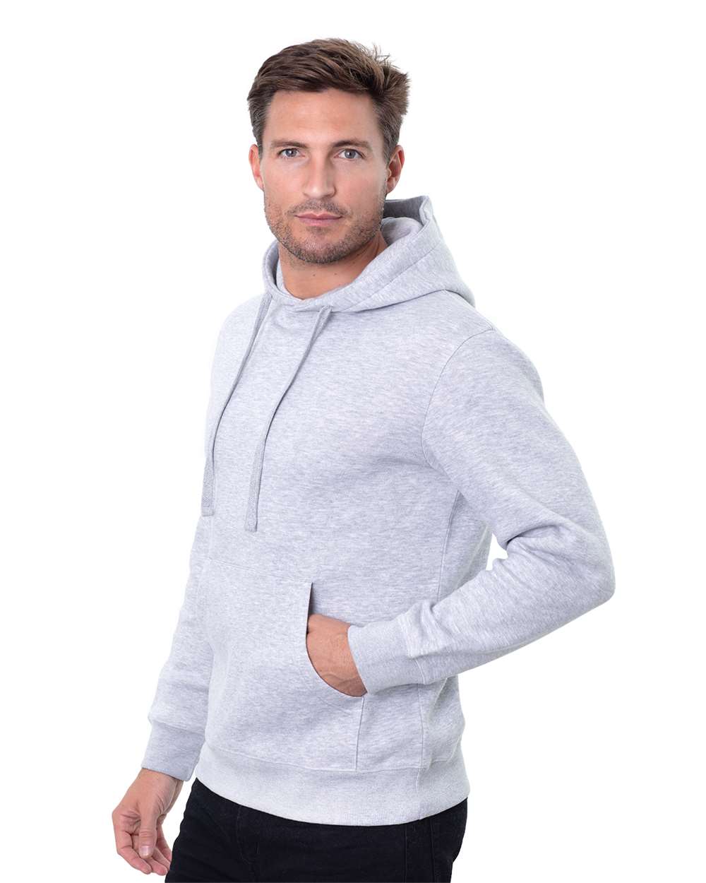 Unisex Epic Fleece Pullover Hoodie - Heather Grey - S