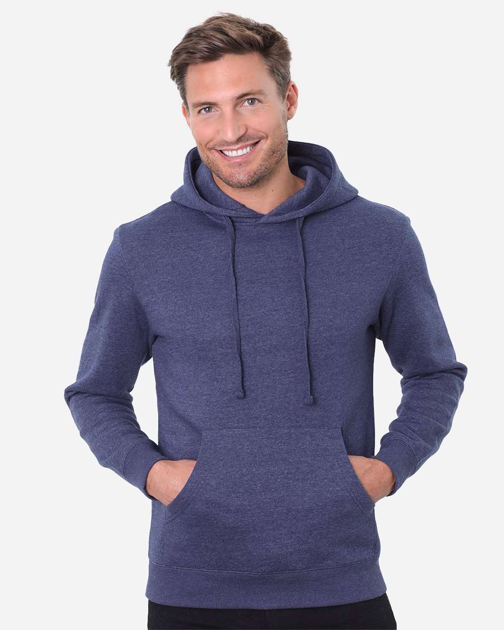 Unisex Epic Fleece Pullover Hoodie - Heather Navy - S