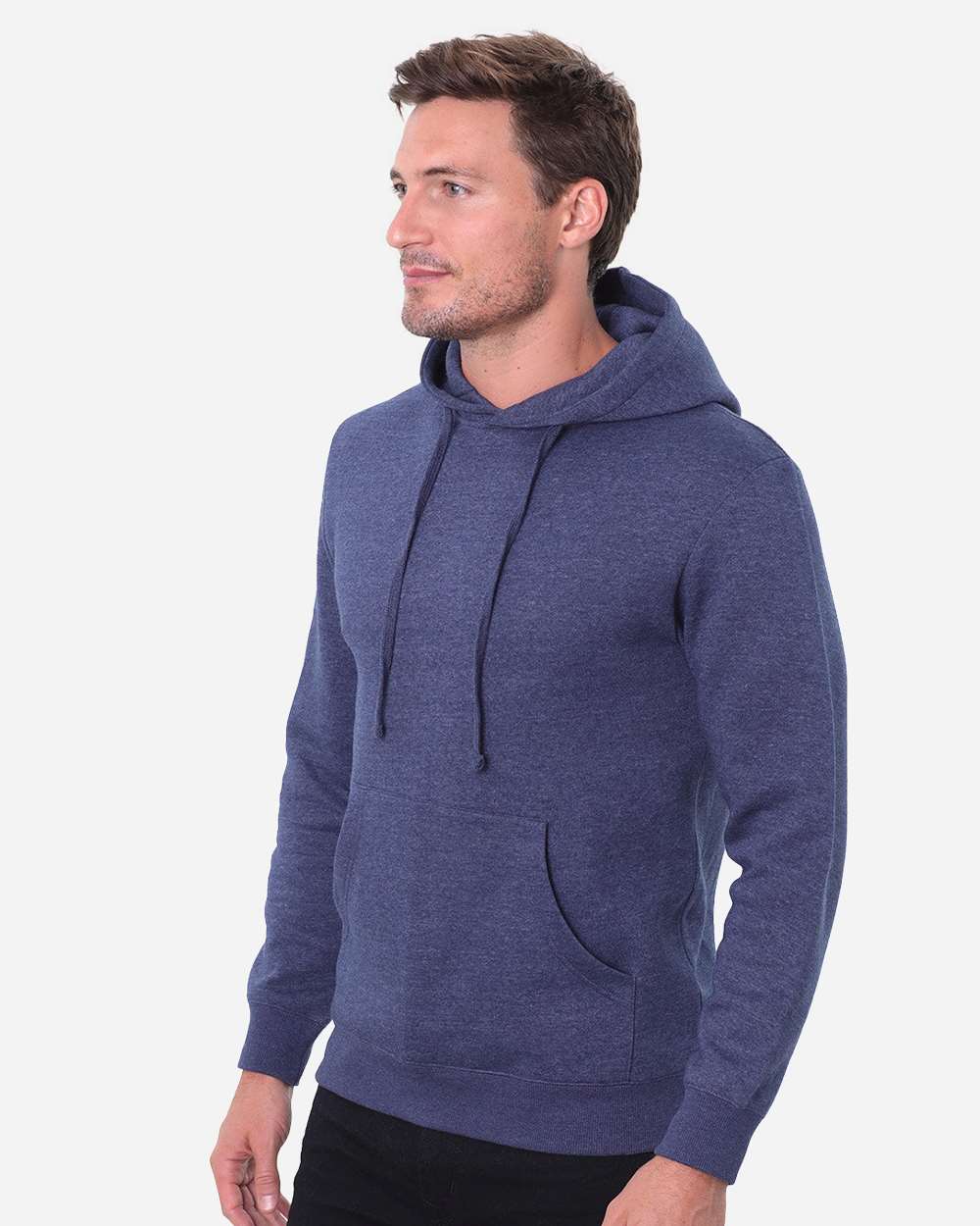 Unisex Epic Fleece Pullover Hoodie - Heather Navy - M