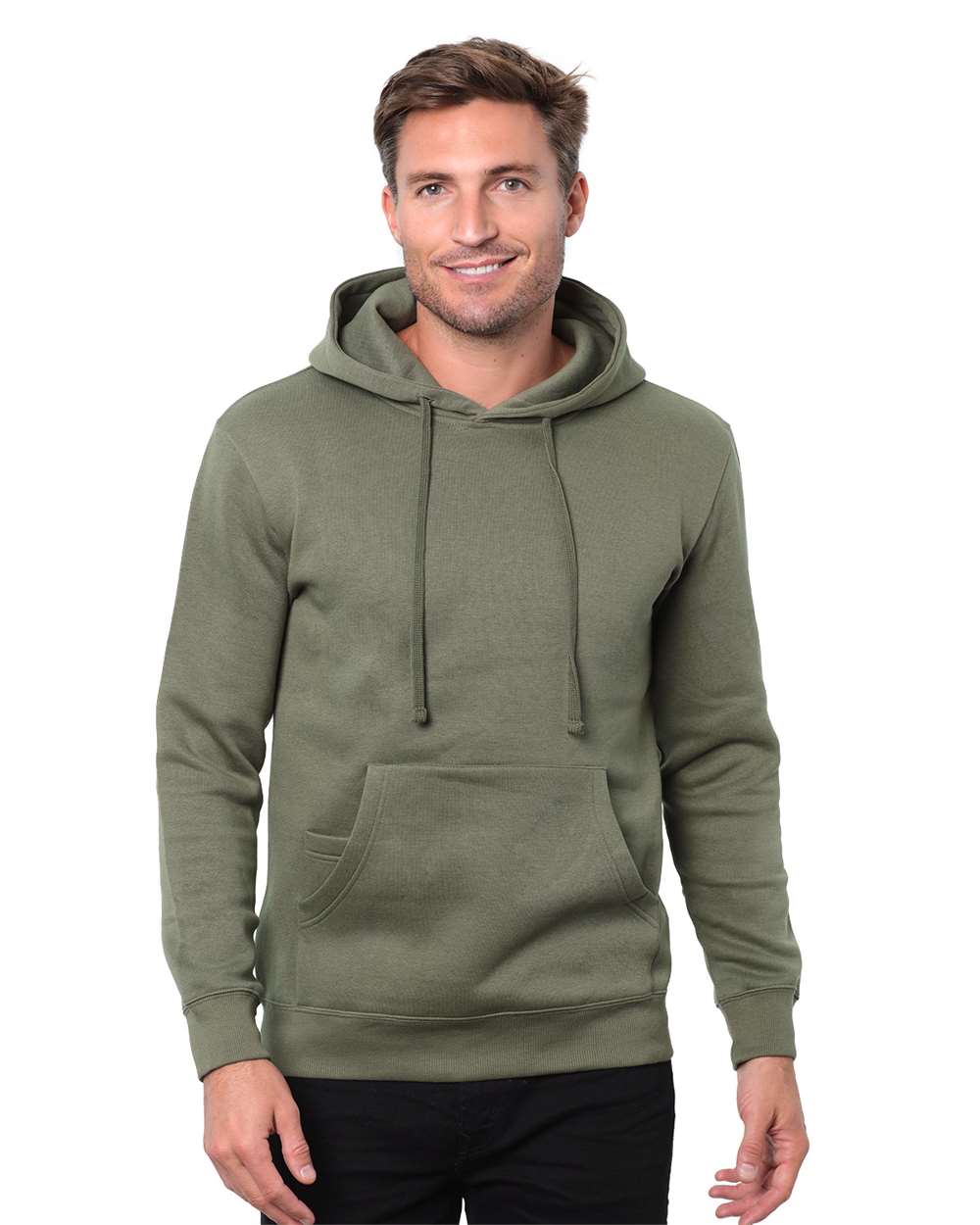 Unisex Epic Fleece Pullover Hoodie - Military Green - S