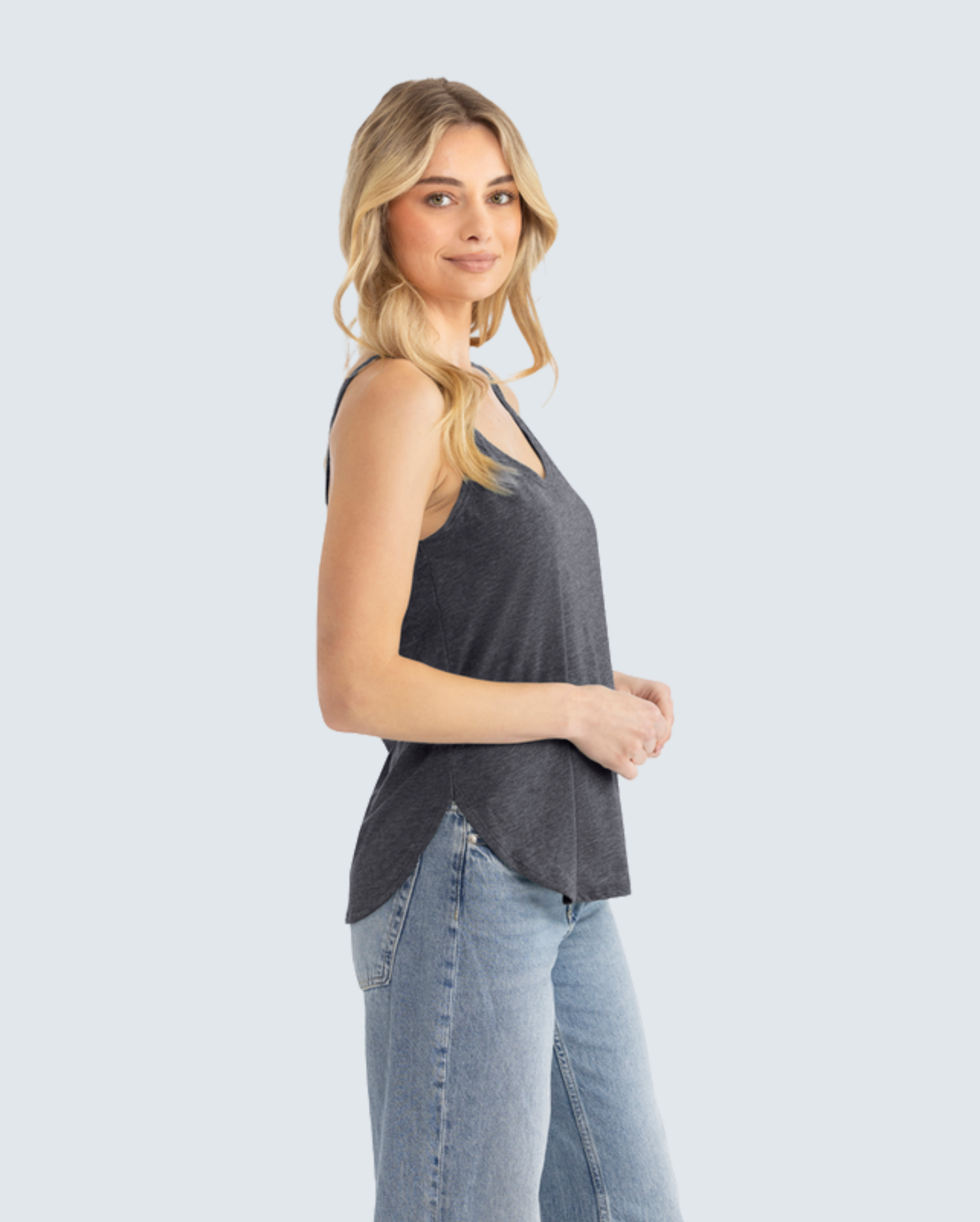 Women's Festival Tank - Charcoal