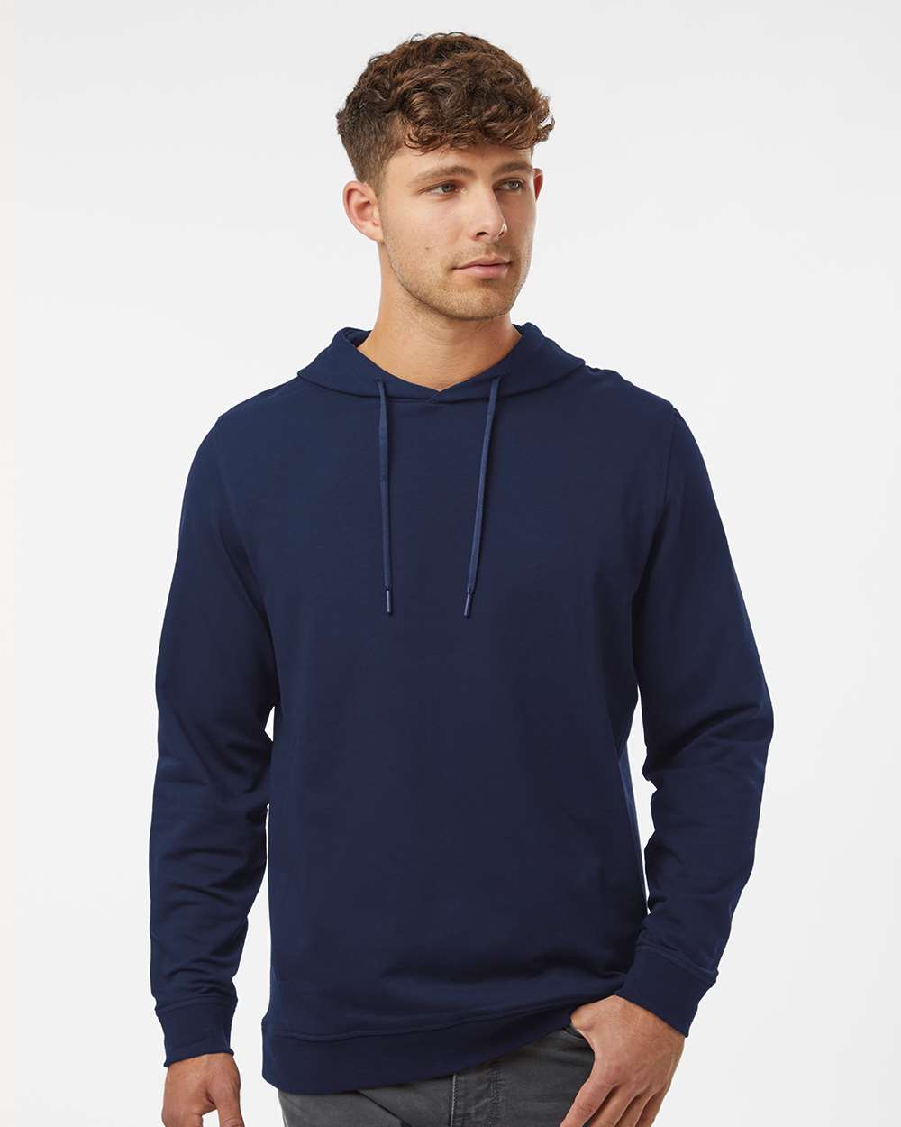 Unisex Perform Hooded Sweatshirt - Navy - XS
