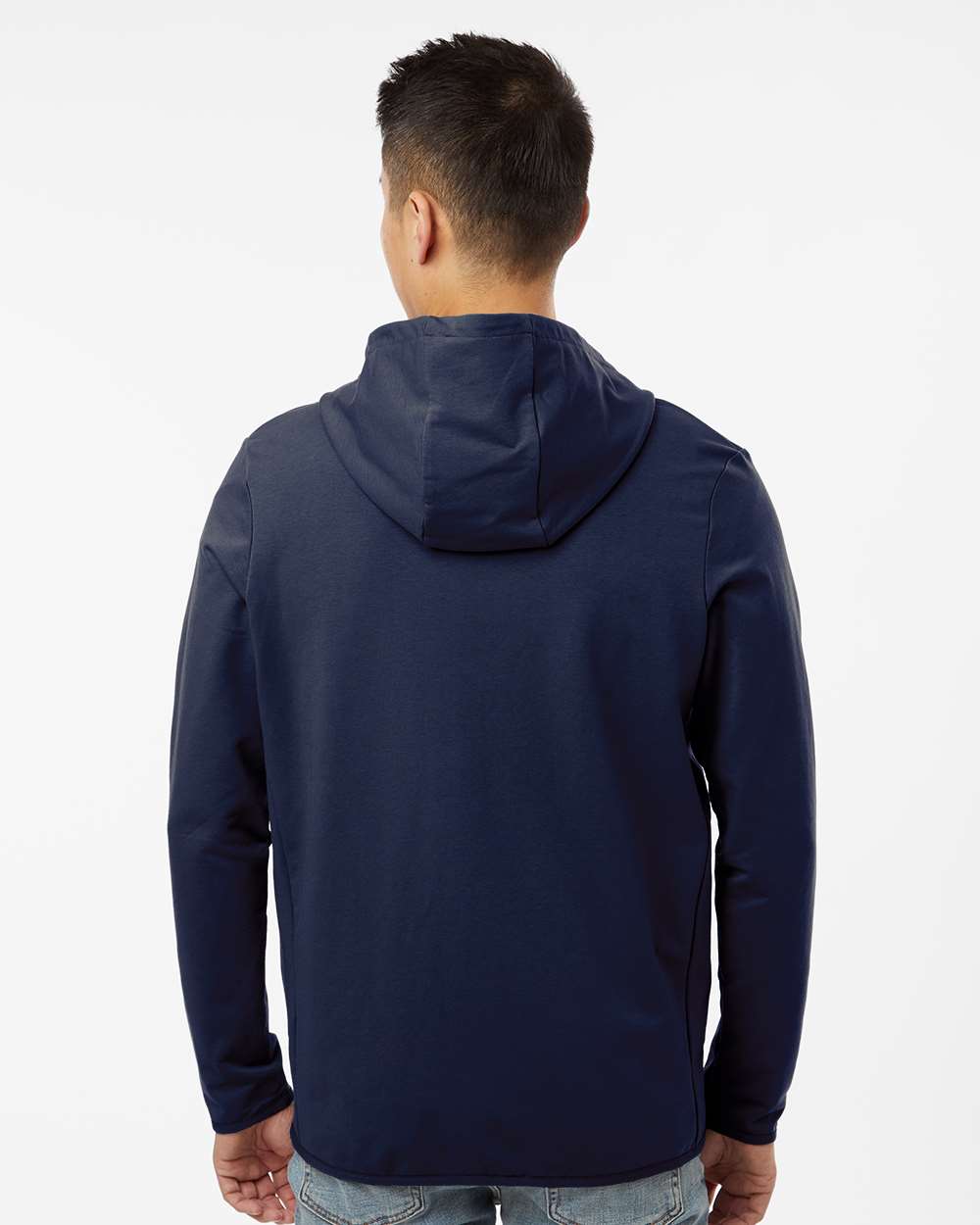 Unisex Perform Full-Zip Hooded Sweatshirt - Classic Navy - M