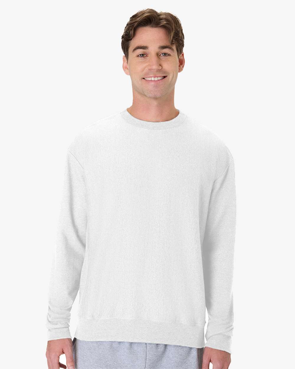 Unisex Premium Heavyweight Crewneck Sweatshirt - Ash - XS