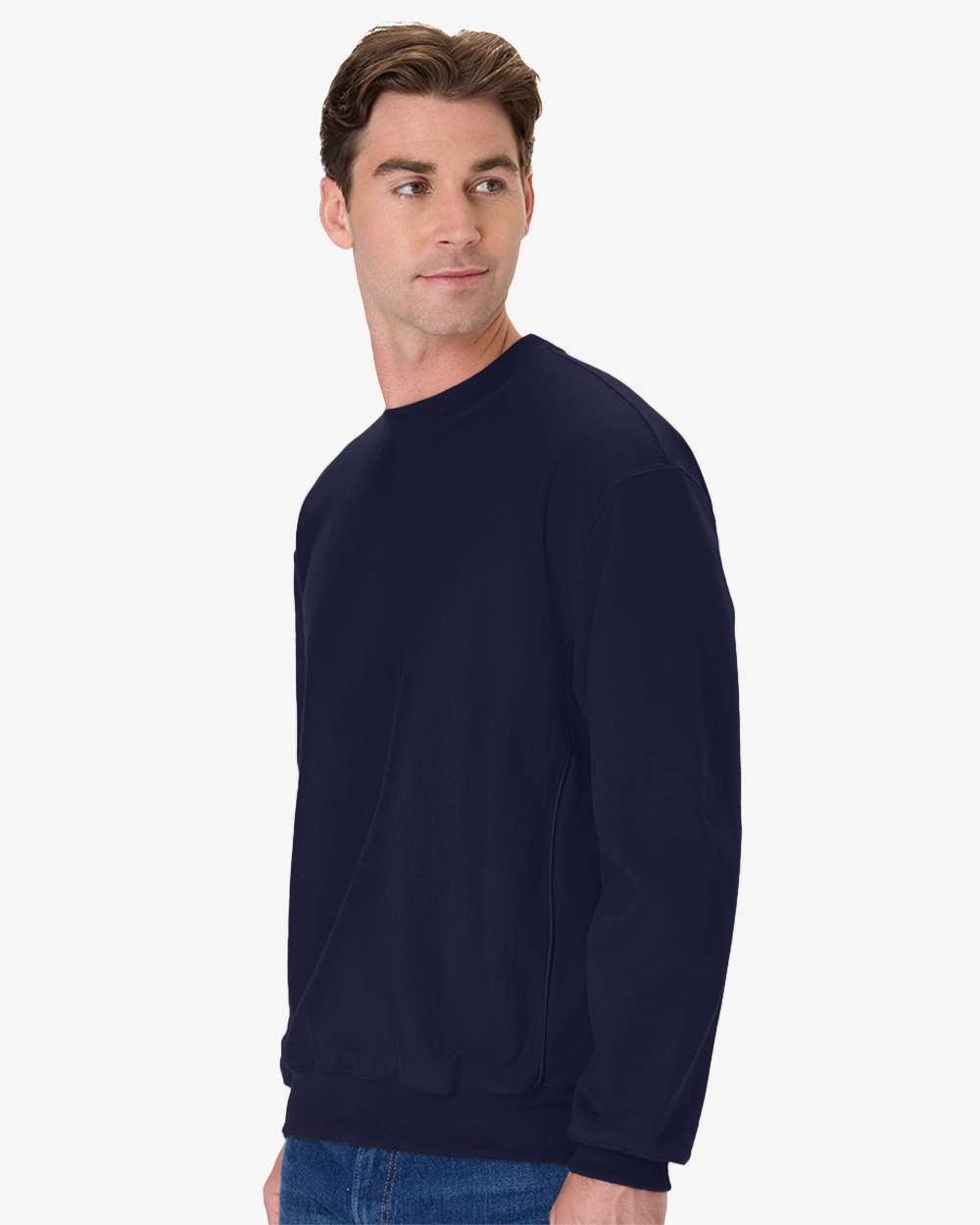 Unisex Premium Heavyweight Crewneck Sweatshirt - Athletic Navy - S