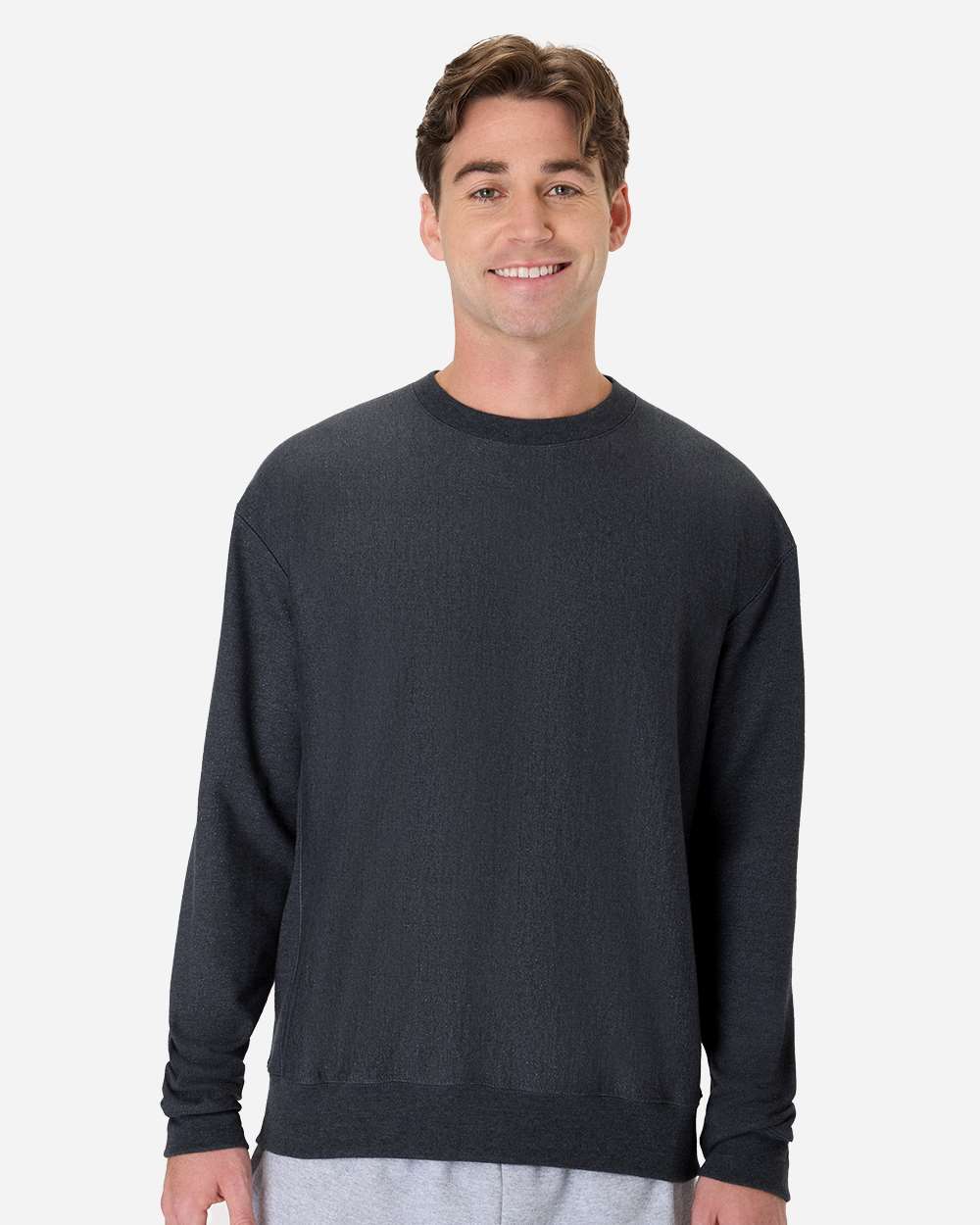 Unisex Premium Heavyweight Crewneck Sweatshirt - Charcoal Heather - XS