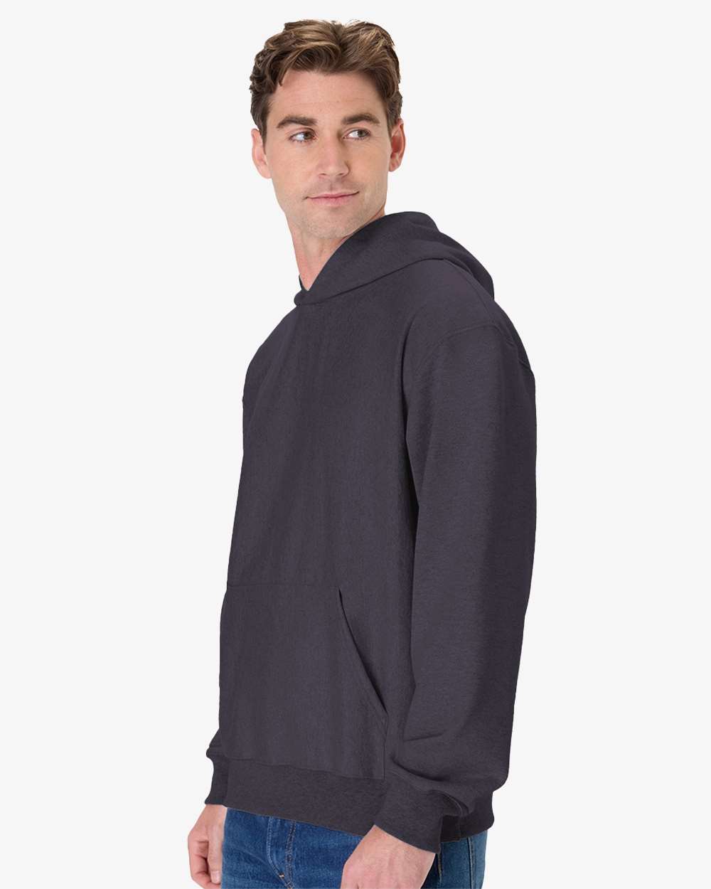 Unisex Beefy® Sweats Premium Heavyweight Hooded Sweatshirt - Charcoal - S