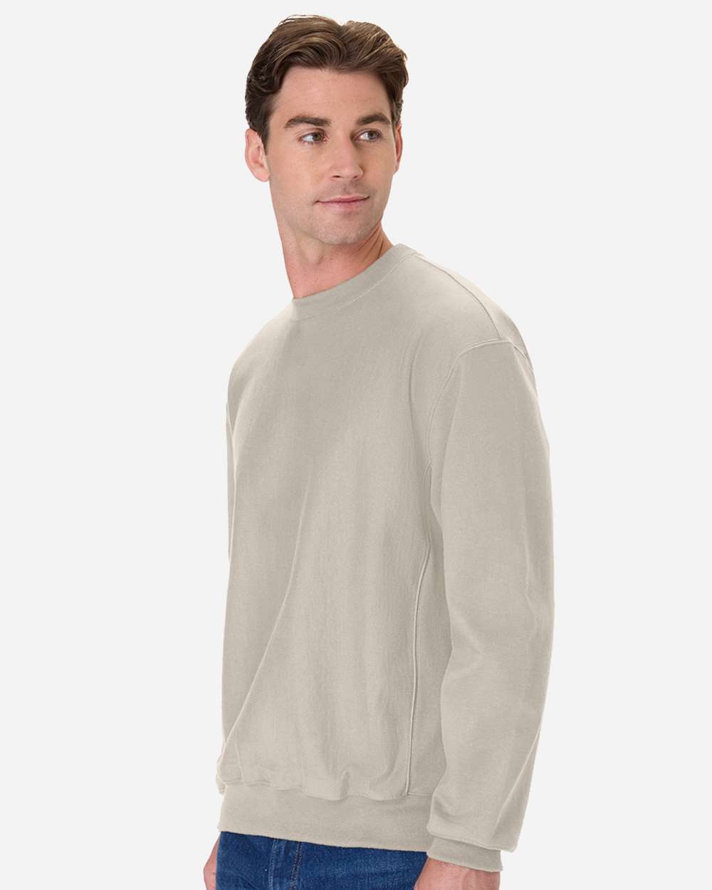 Unisex Premium Heavyweight Crewneck Sweatshirt - Sand - S