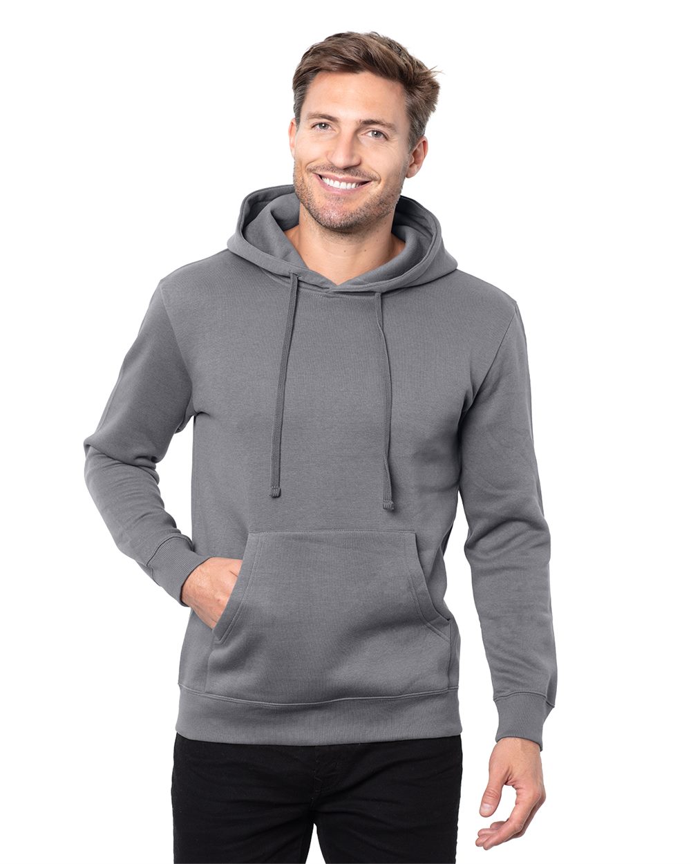 Unisex Epic Fleece Pullover Hoodie - Heather Grey - L