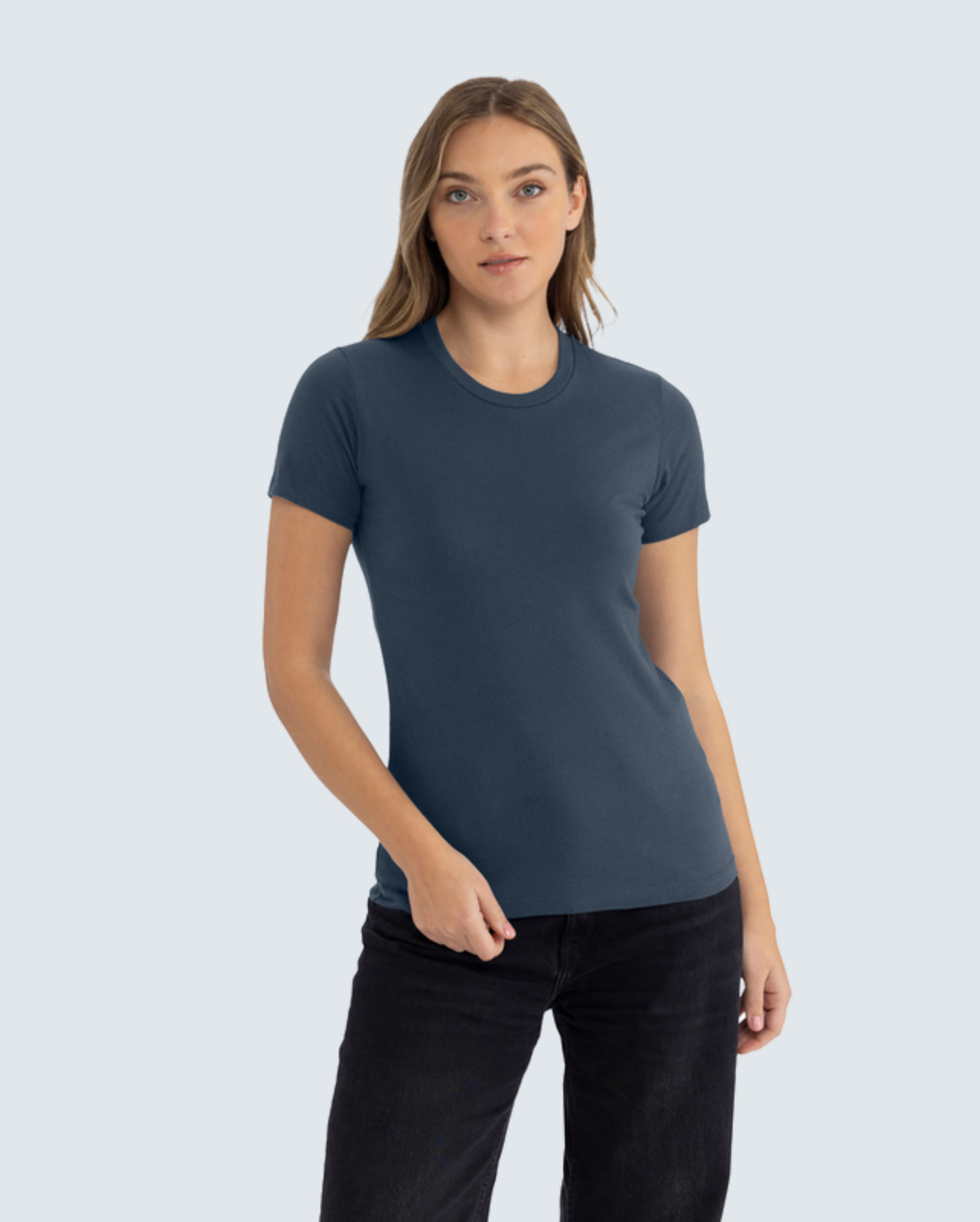 Women's Classic Cotton Tee - Indigo