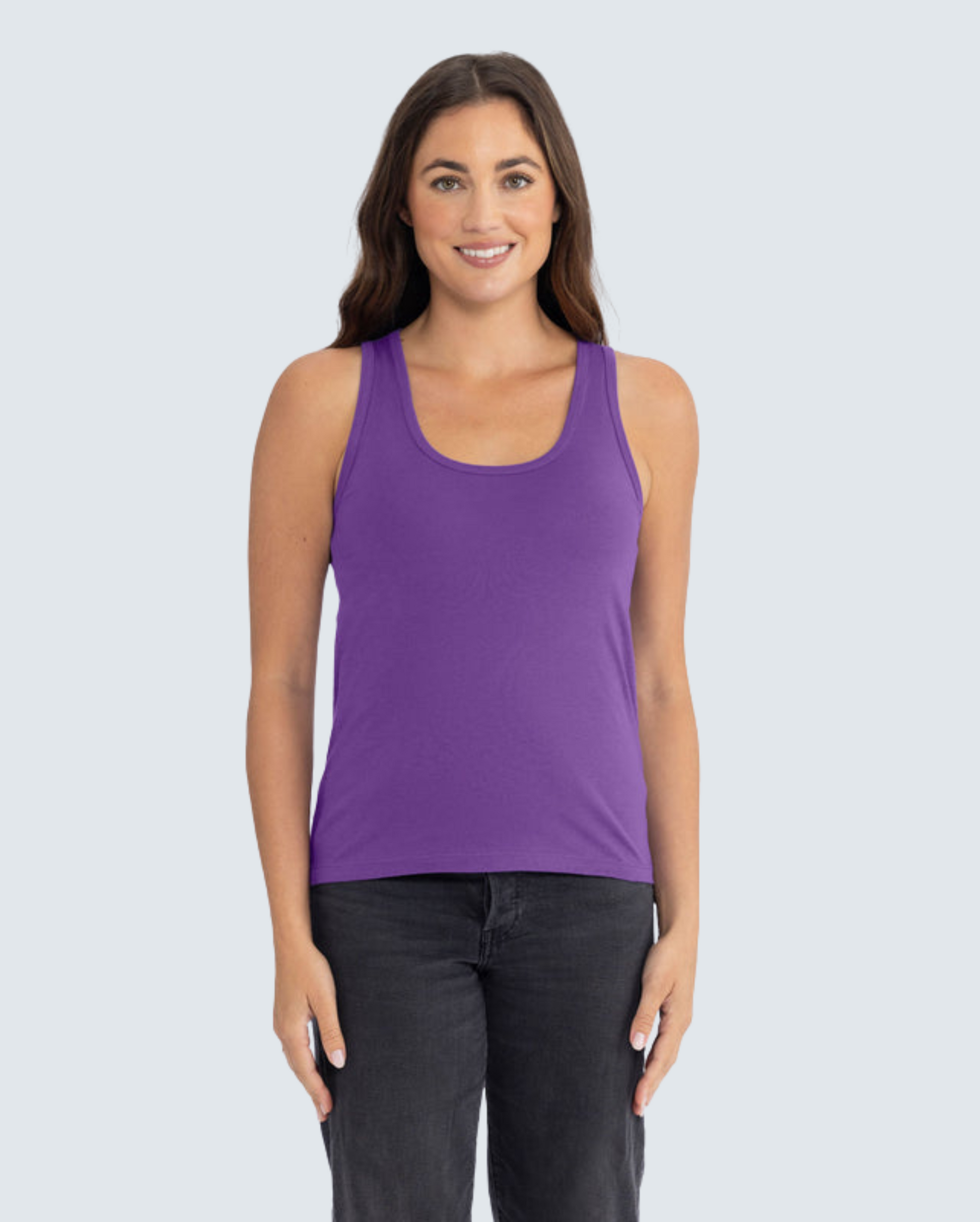 Women's Cotton Tank - Purple Rush