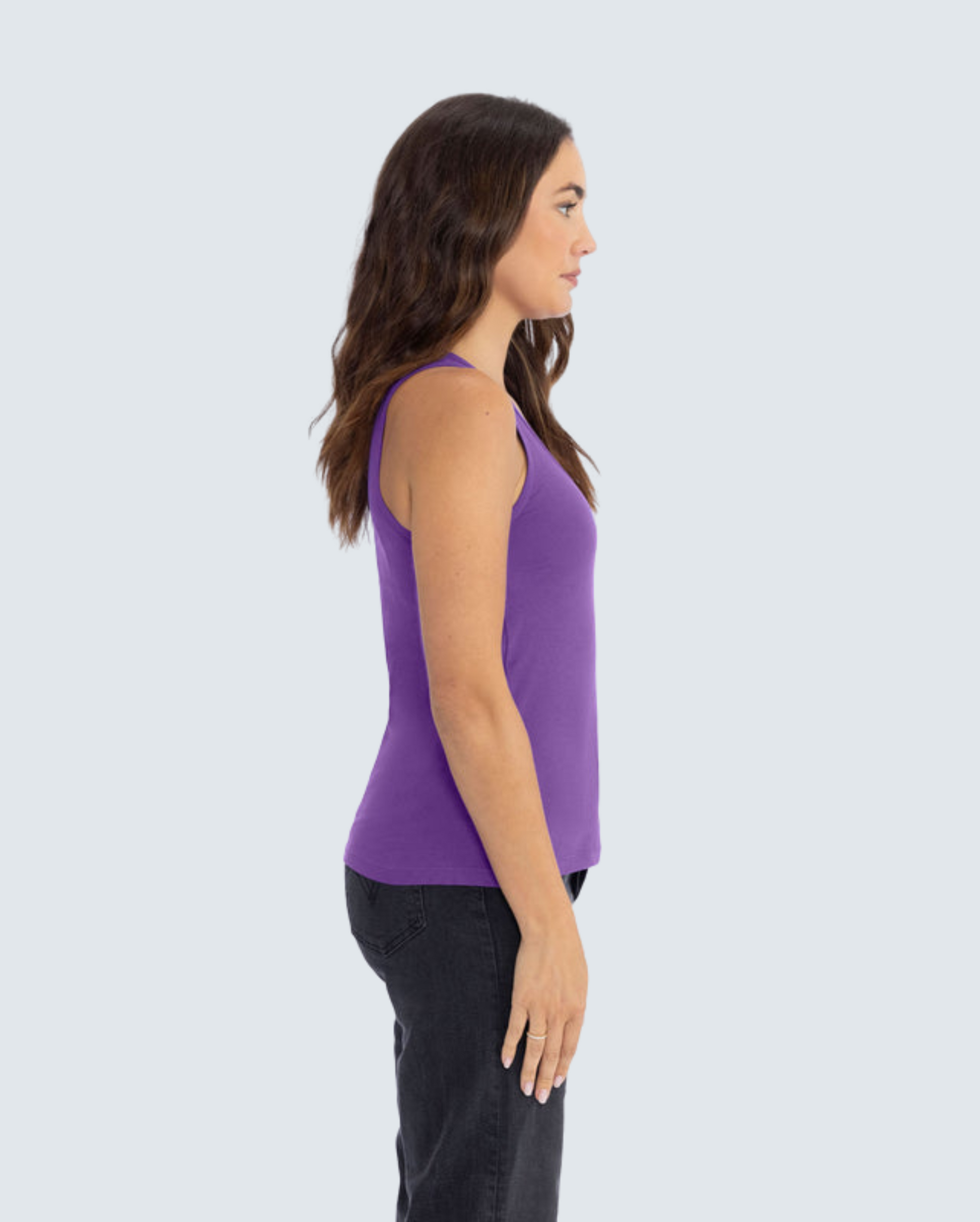 Women's Cotton Tank - Purple Rush