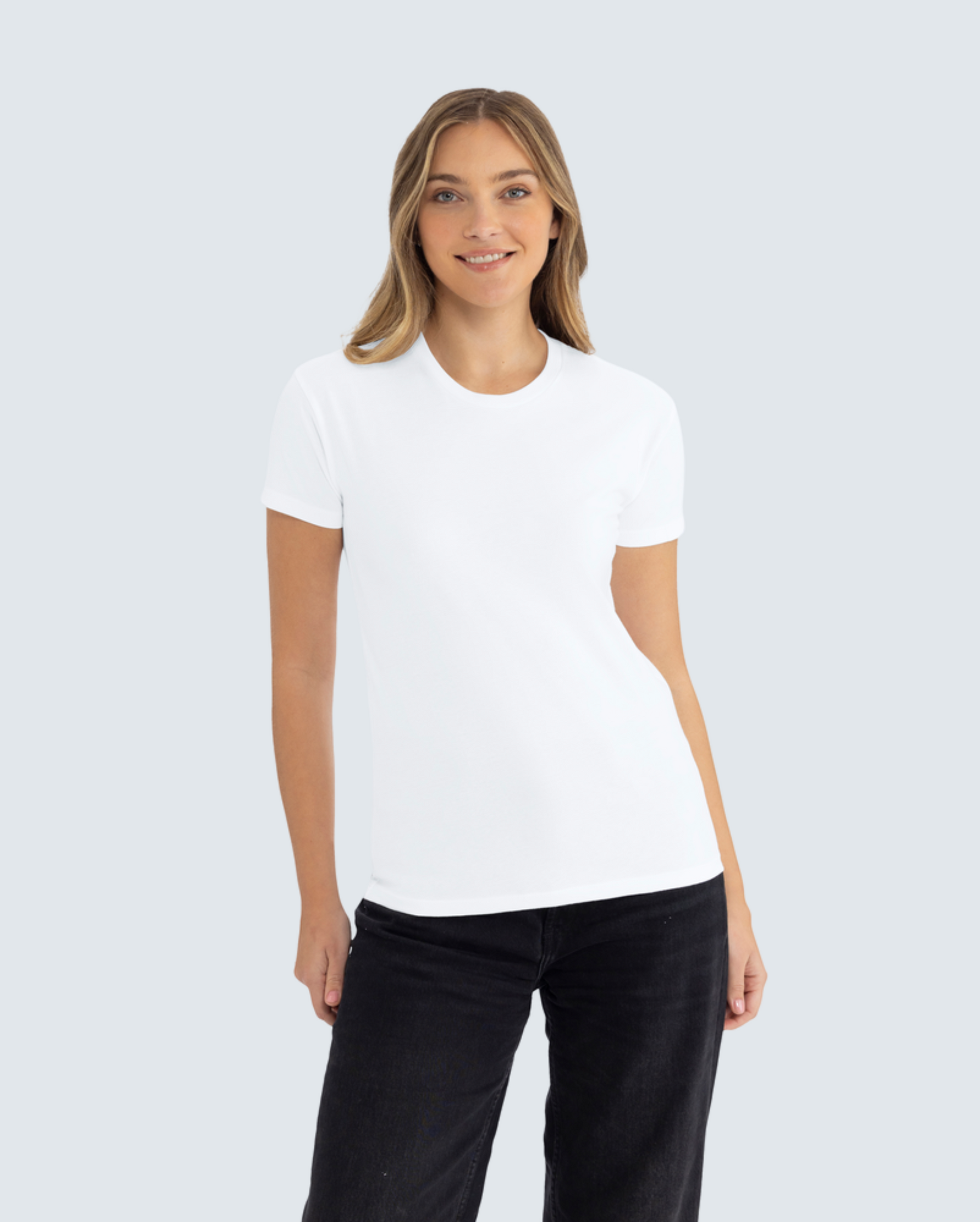Women's Relaxed Cotton Tee 5-Pack