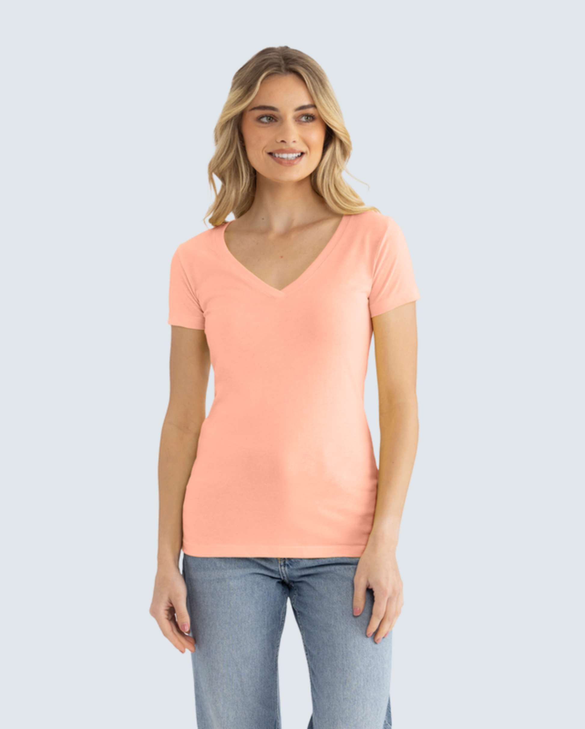 The Women's Ideal V-Neck Tee 4-Pack