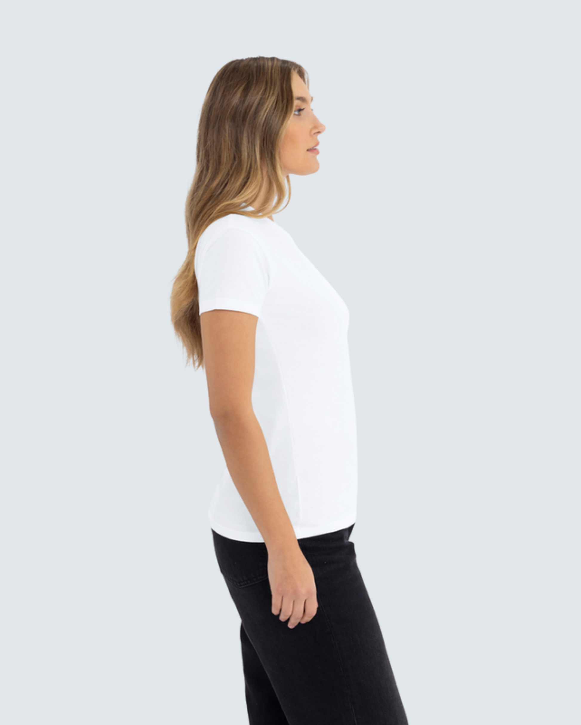Women's Relaxed Cotton Tee 5-Pack