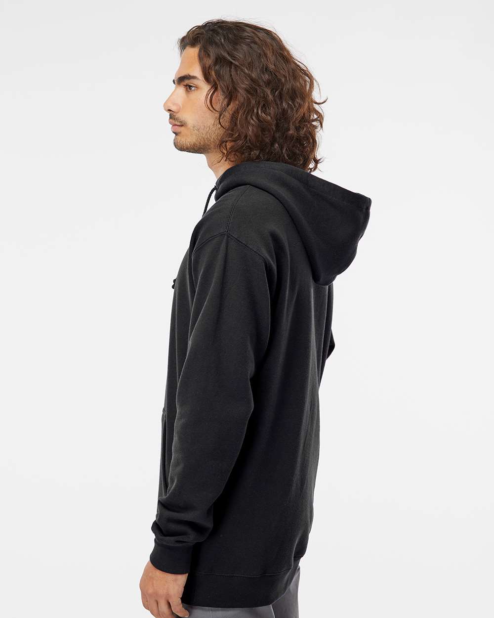 Unisex Heavyweight Hooded Sweatshirt - Black - S