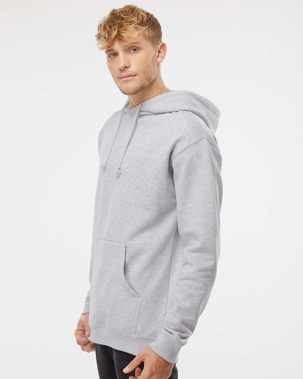 Unisex Heavyweight Hooded Sweatshirt - Grey Heather - S