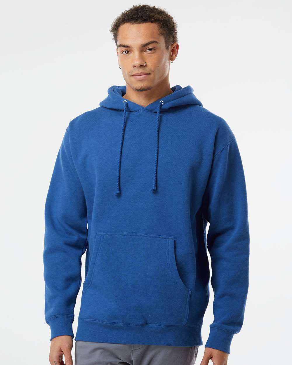 Unisex Heavyweight Hooded Sweatshirt - Royal - XS