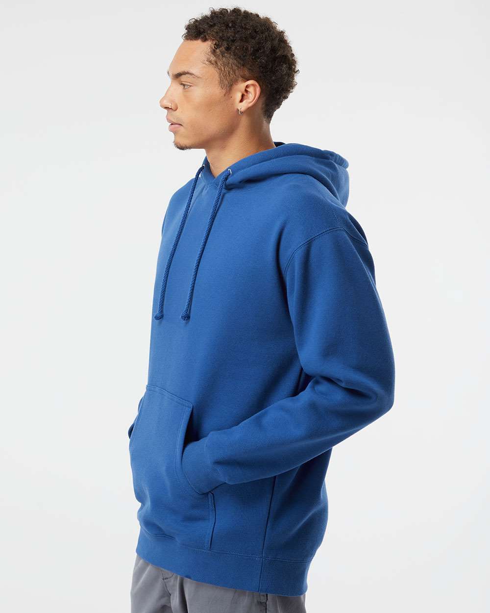Unisex Heavyweight Hooded Sweatshirt - Royal - S