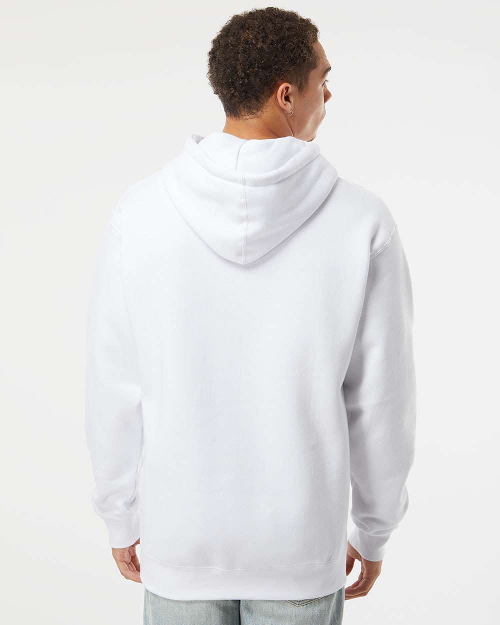 Unisex Heavyweight Hooded Sweatshirt - White - M