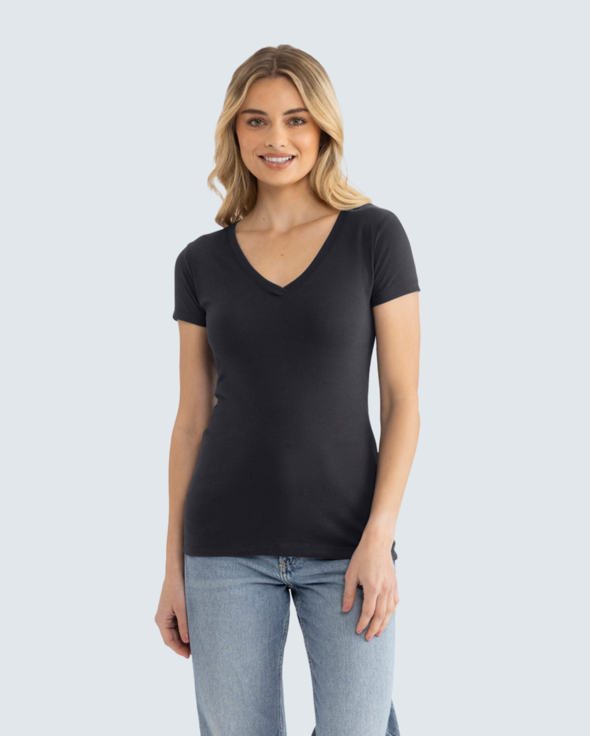 The Women's Ideal V-Neck Tee 4-Pack