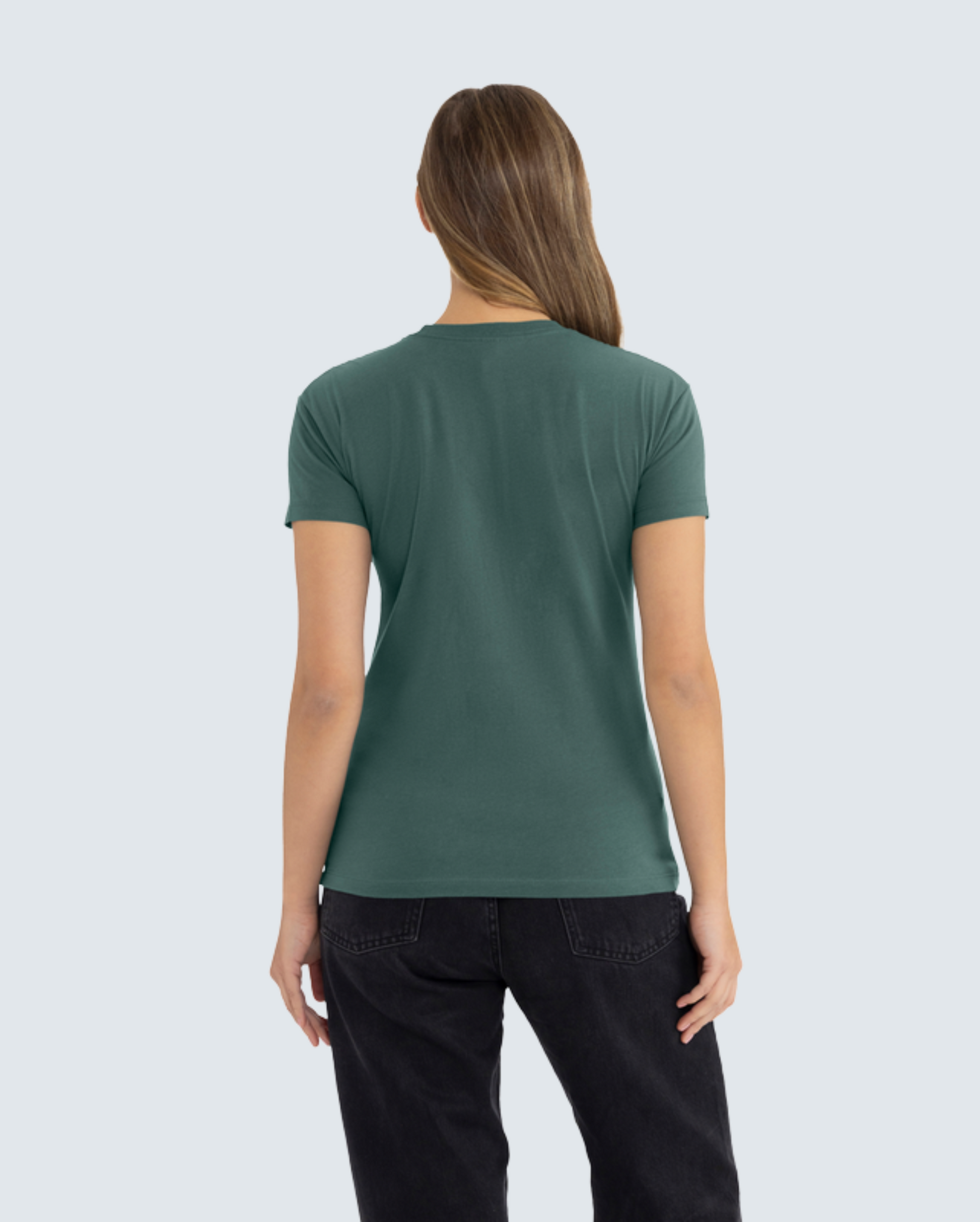 Women's Cotton Relaxed S/S T-shirt - ROYAL PINE