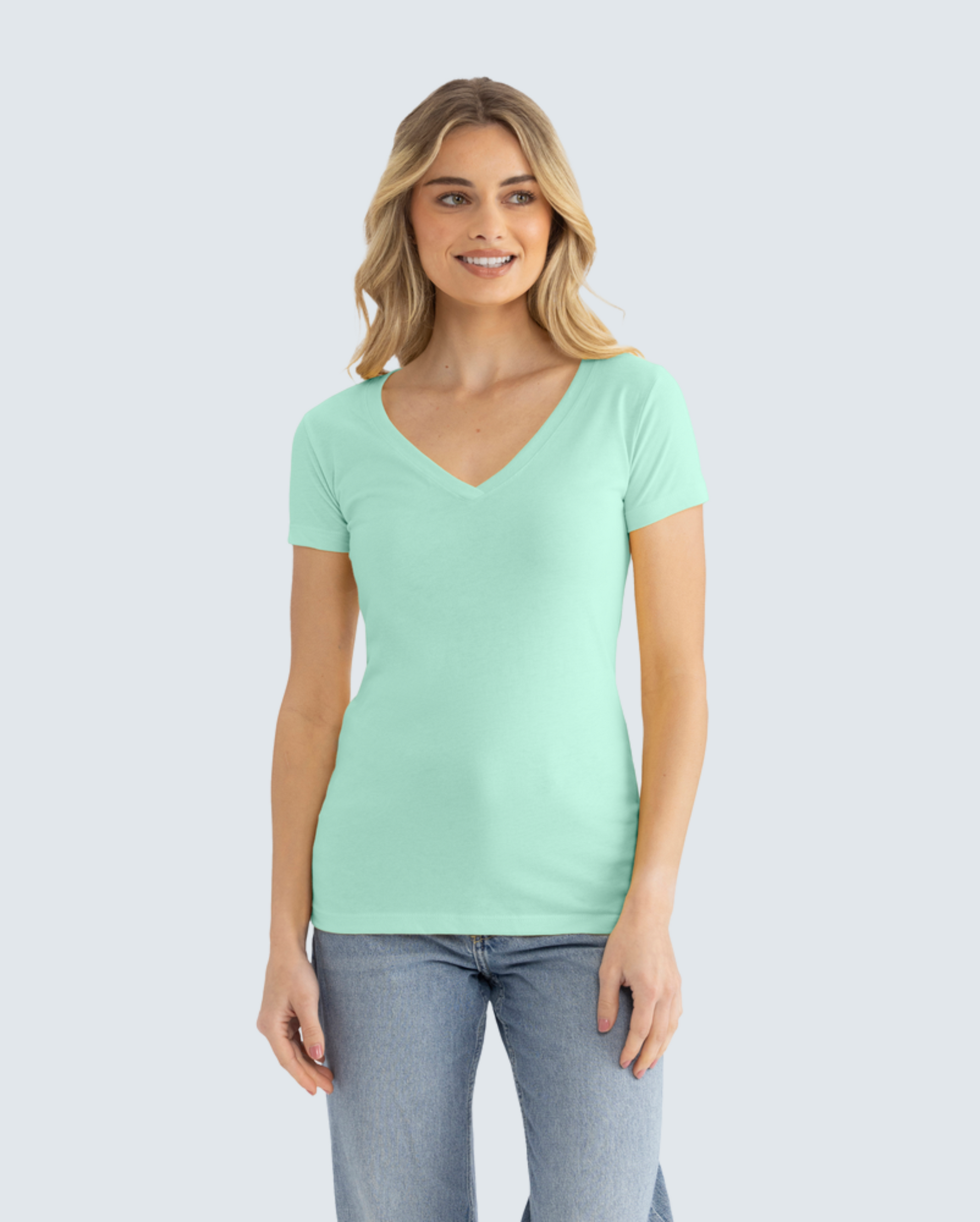 The Women's Ideal V-Neck Tee 4-Pack