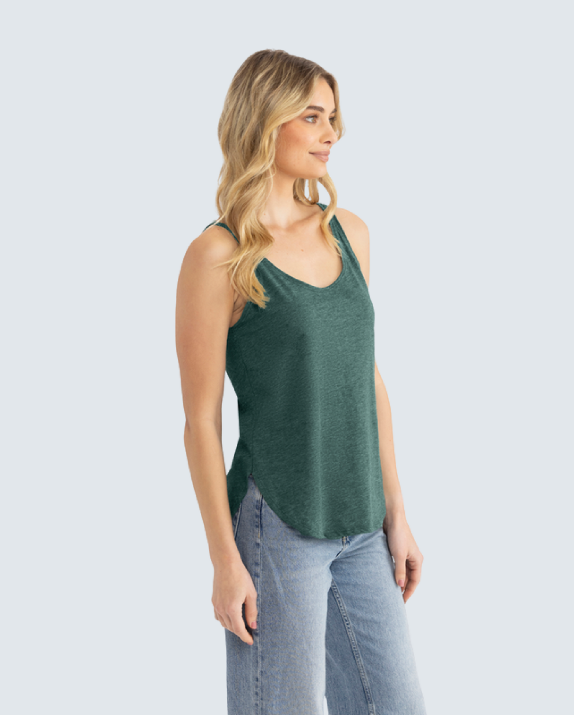 Women's Festival Tank - Royal Pine