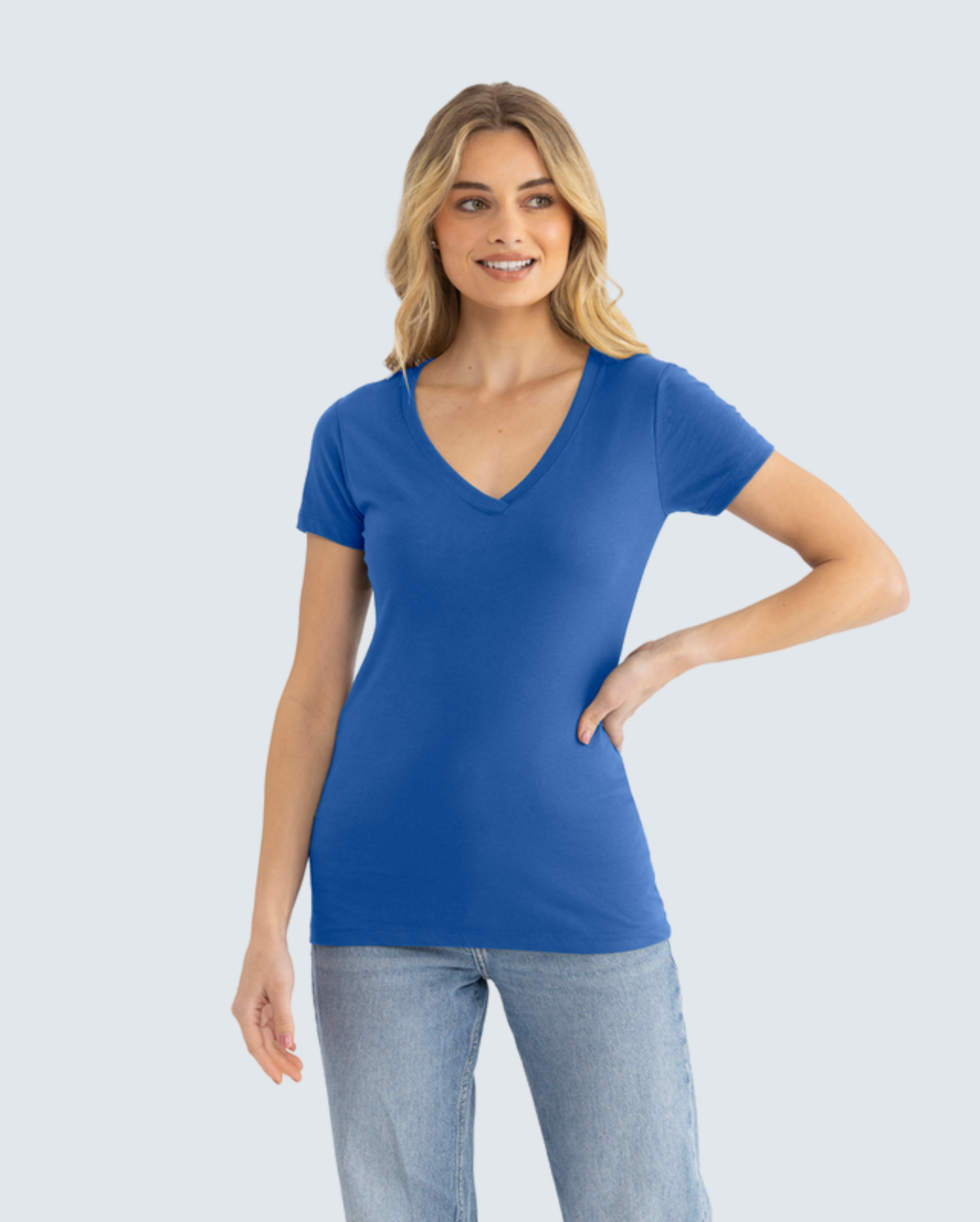 The Women's Ideal V-Neck Tee 4-Pack