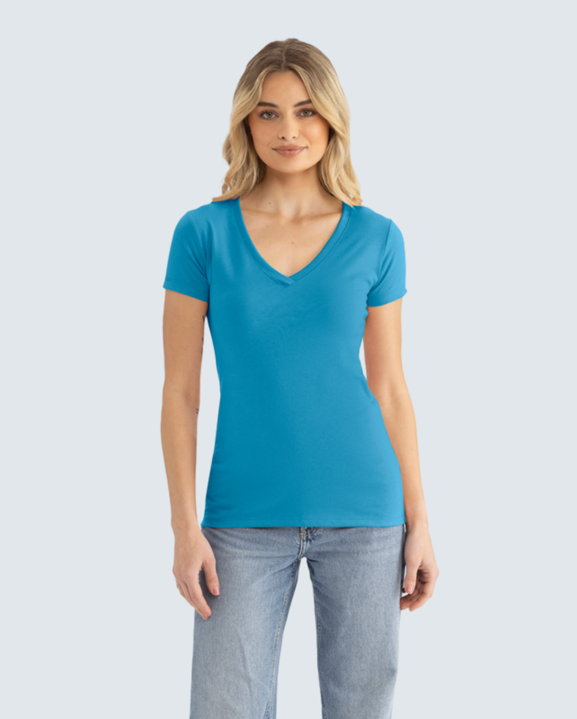 The Women's Ideal V-Neck Tee 4-Pack