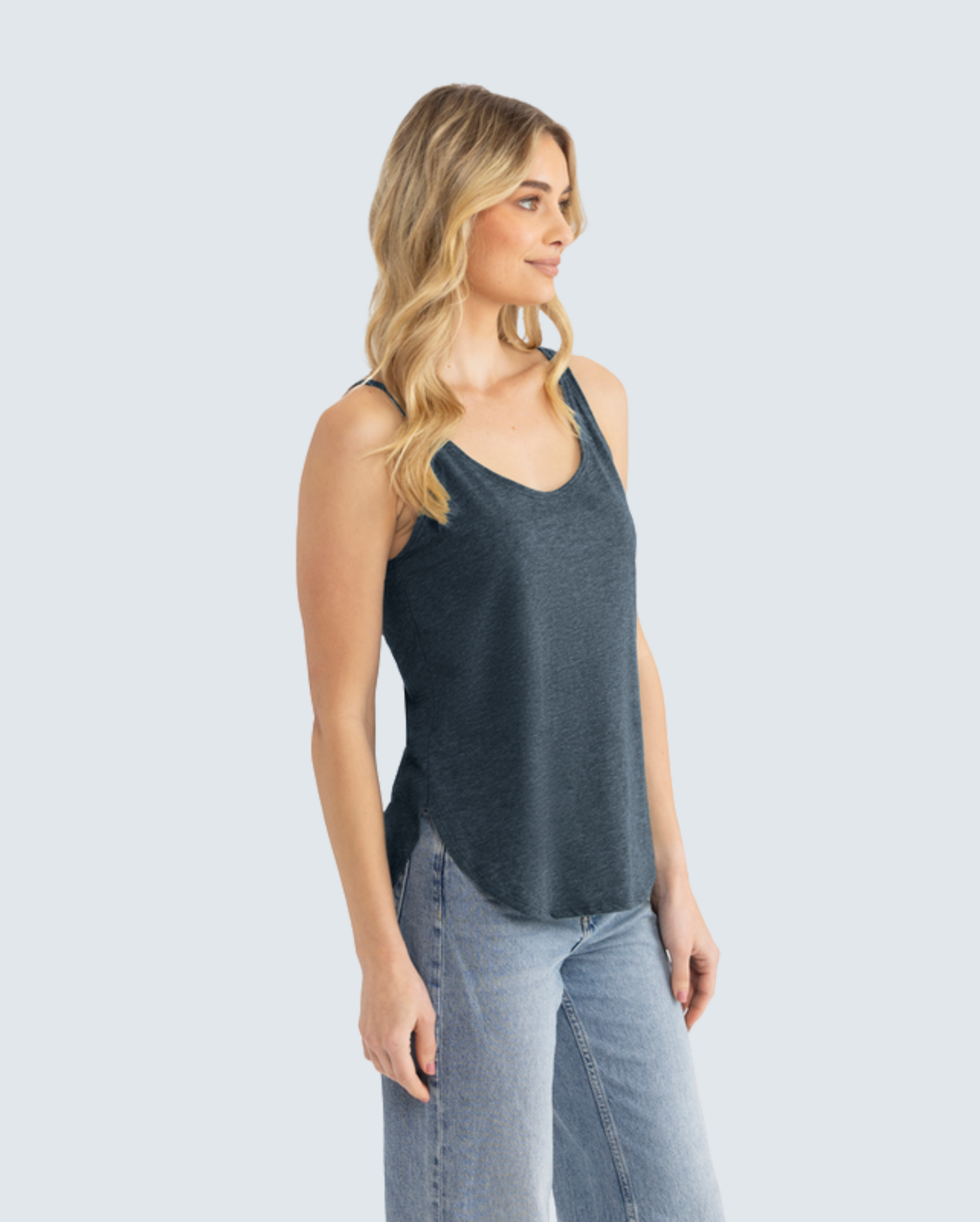 Women's Festival Tank - Antique Denim