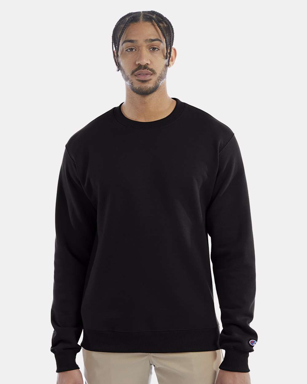 Unisex Powerblend® Crewneck Sweatshirt - Black - XS