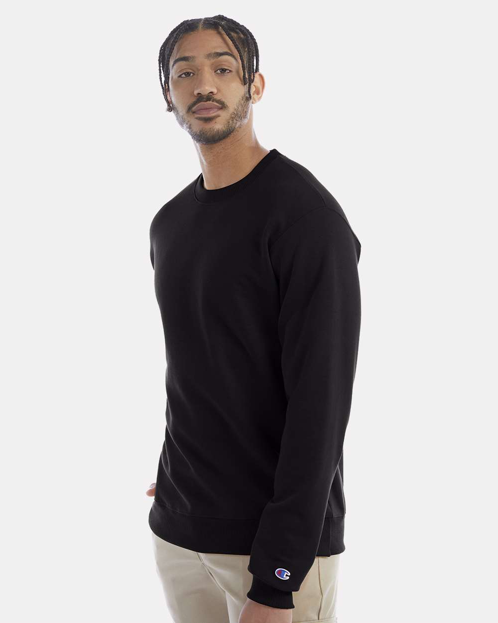 Unisex Powerblend® Crewneck Sweatshirt - Black - S