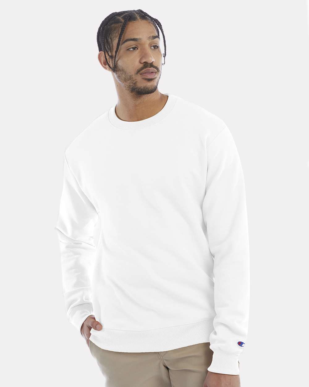 Unisex Powerblend® Crewneck Sweatshirt - White - XS