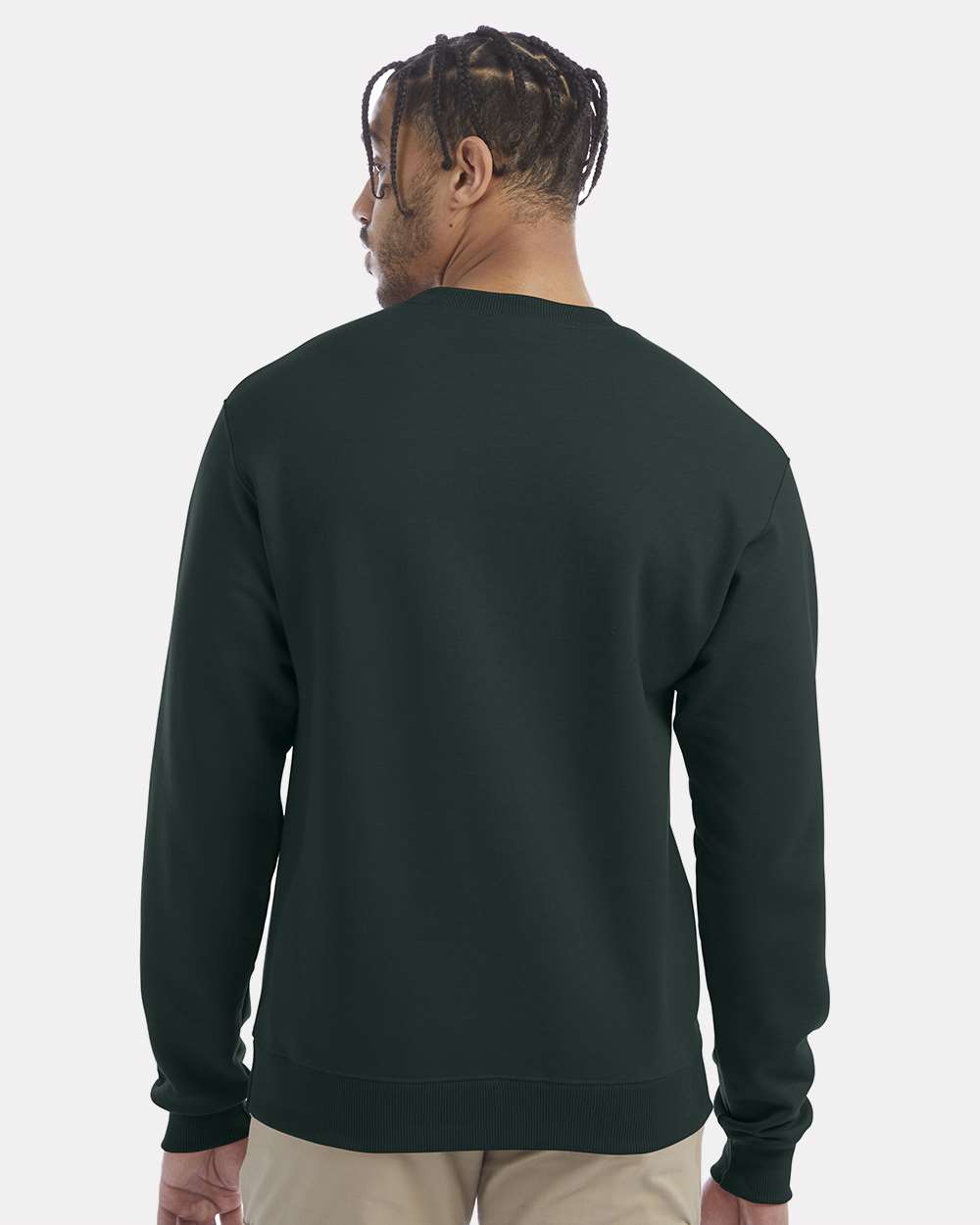 Unisex Powerblend® Crewneck Sweatshirt - Dark Green - M