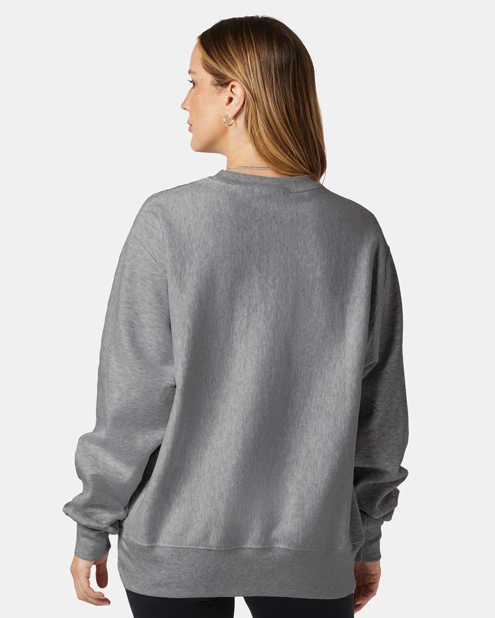 Unisex Reverse Weave® Crewneck Sweatshirt - Oxford Grey - M
