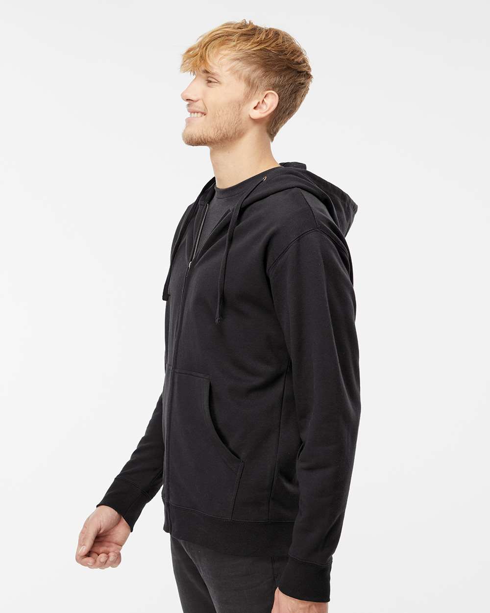 Unisex Midweight Full-Zip Hooded Sweatshirt