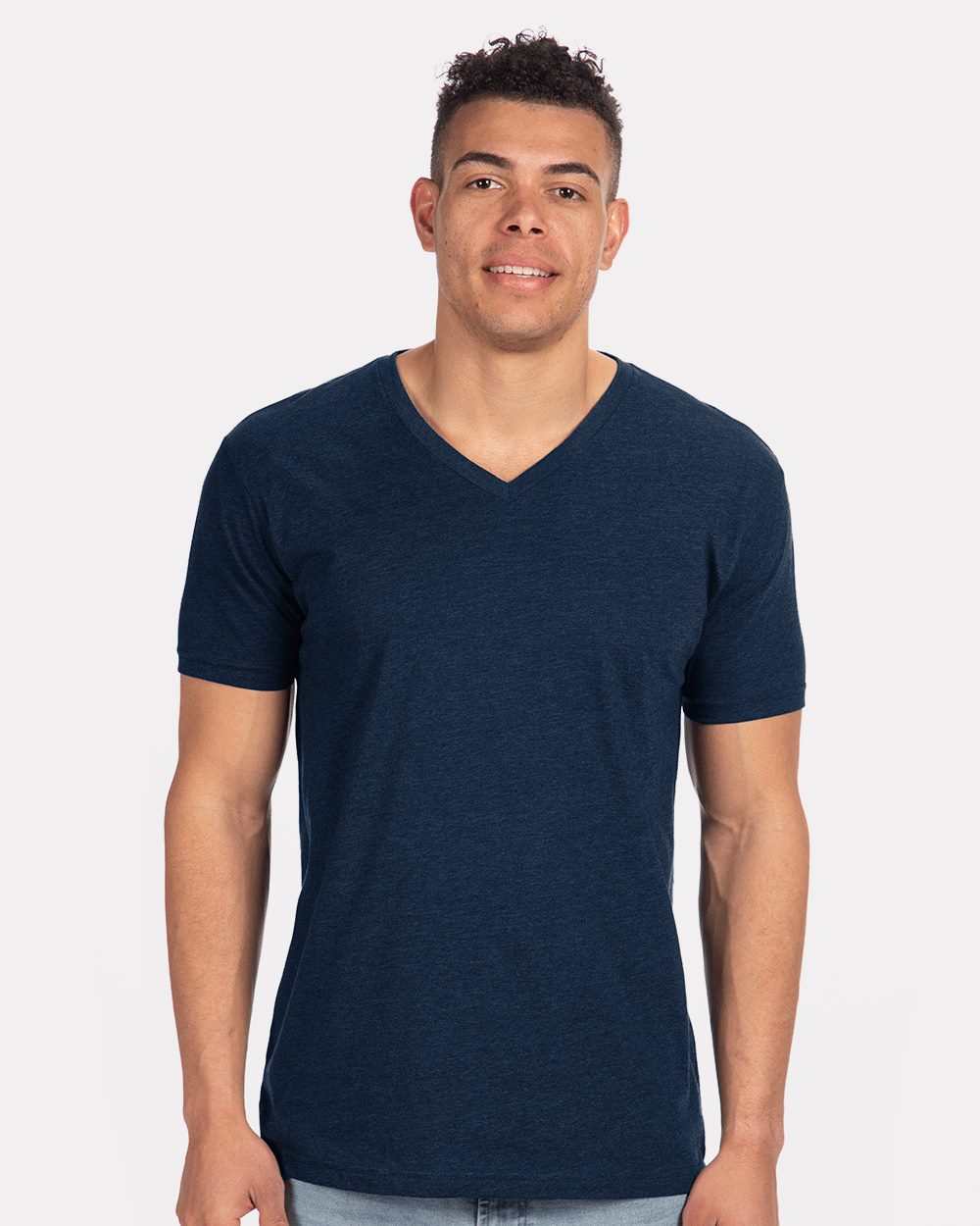 Classic V-Neck Tee - Navy