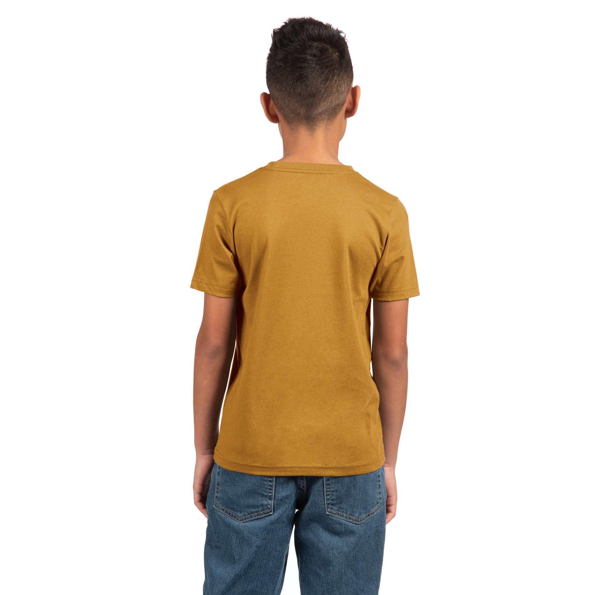Youth Cotton T-Shirt - Antique Gold - The American Threads