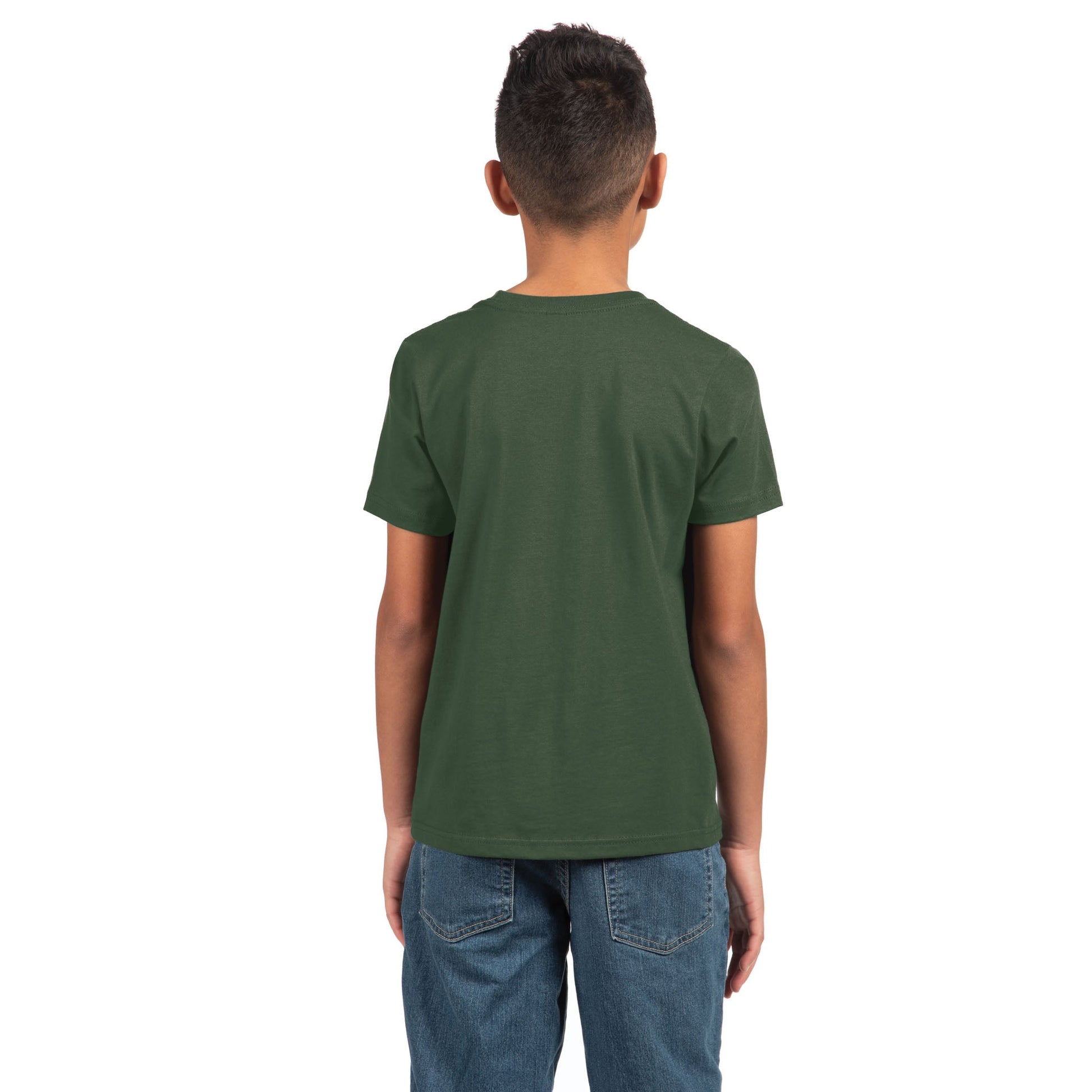 Youth Cotton T-Shirt - Forest Green - The American Threads