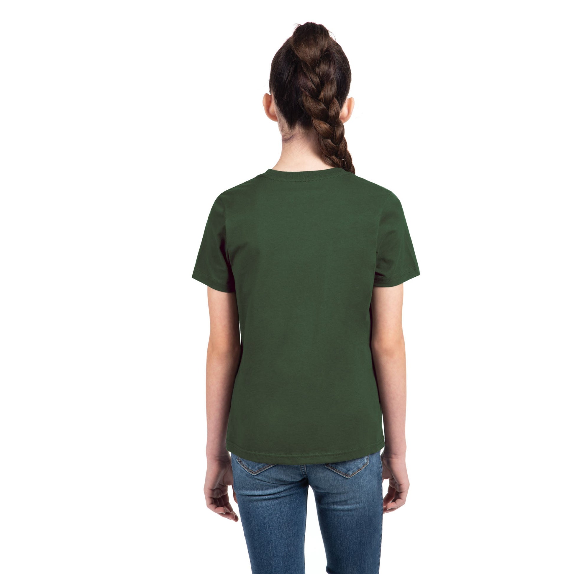 Youth Cotton T-Shirt - Forest Green - The American Threads