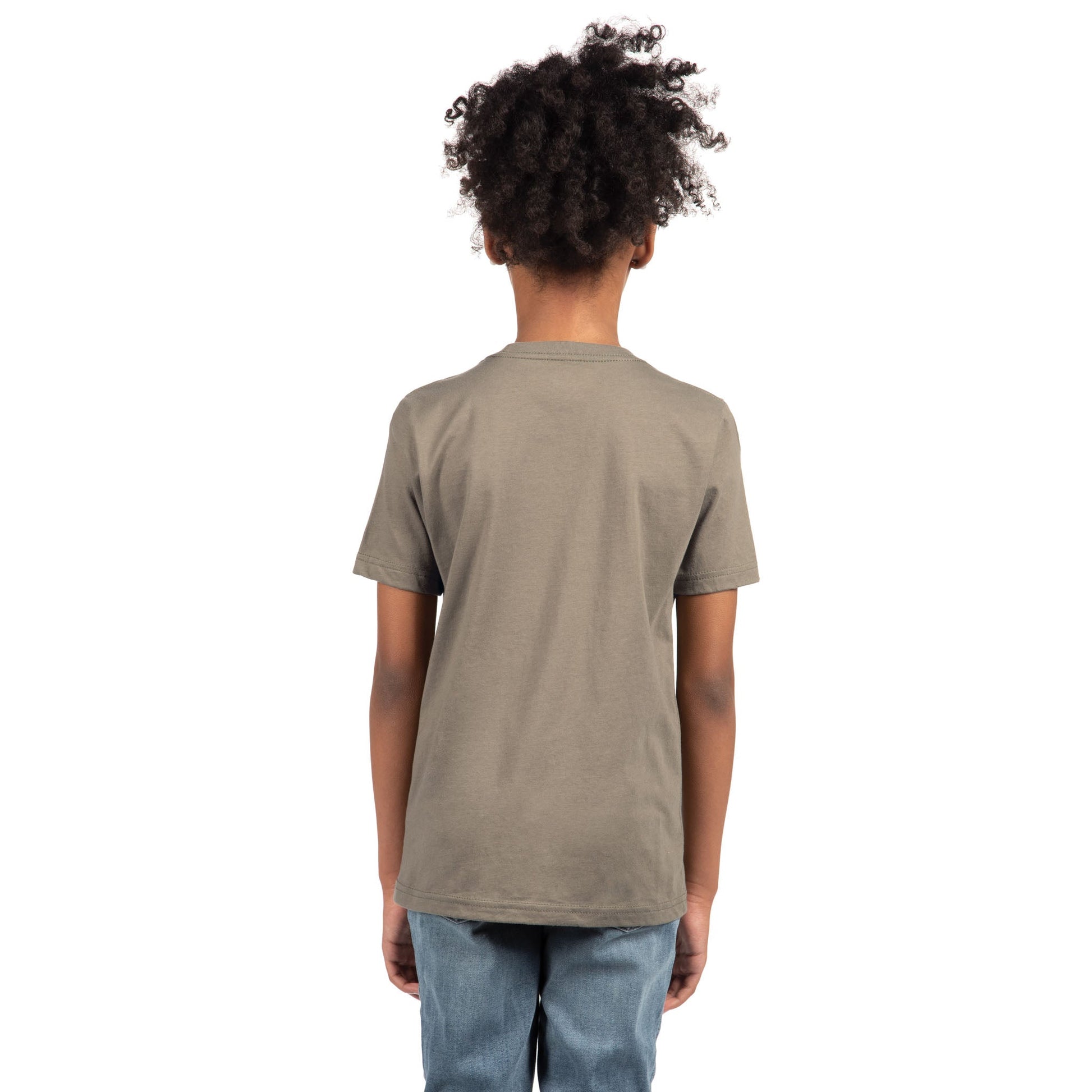 Youth Cotton T-Shirt - Warm Gray - The American Threads