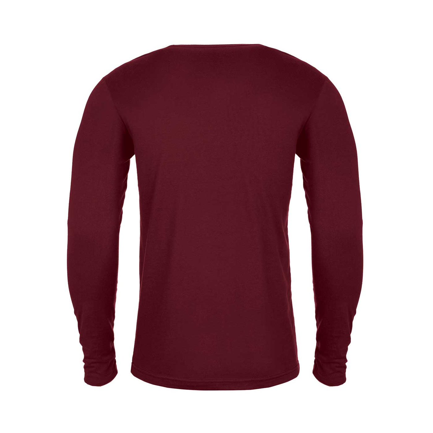 Cotton Long Sleeve T-Shirt - Maroon - The American Threads
