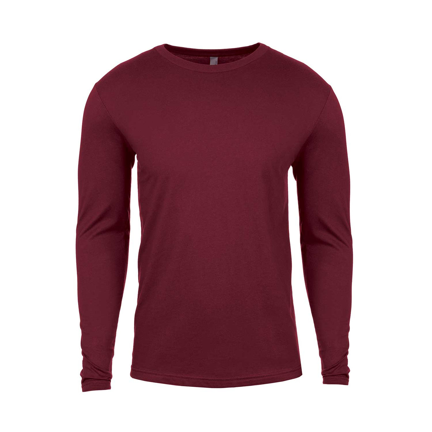 Cotton Long Sleeve T-Shirt - Maroon - The American Threads