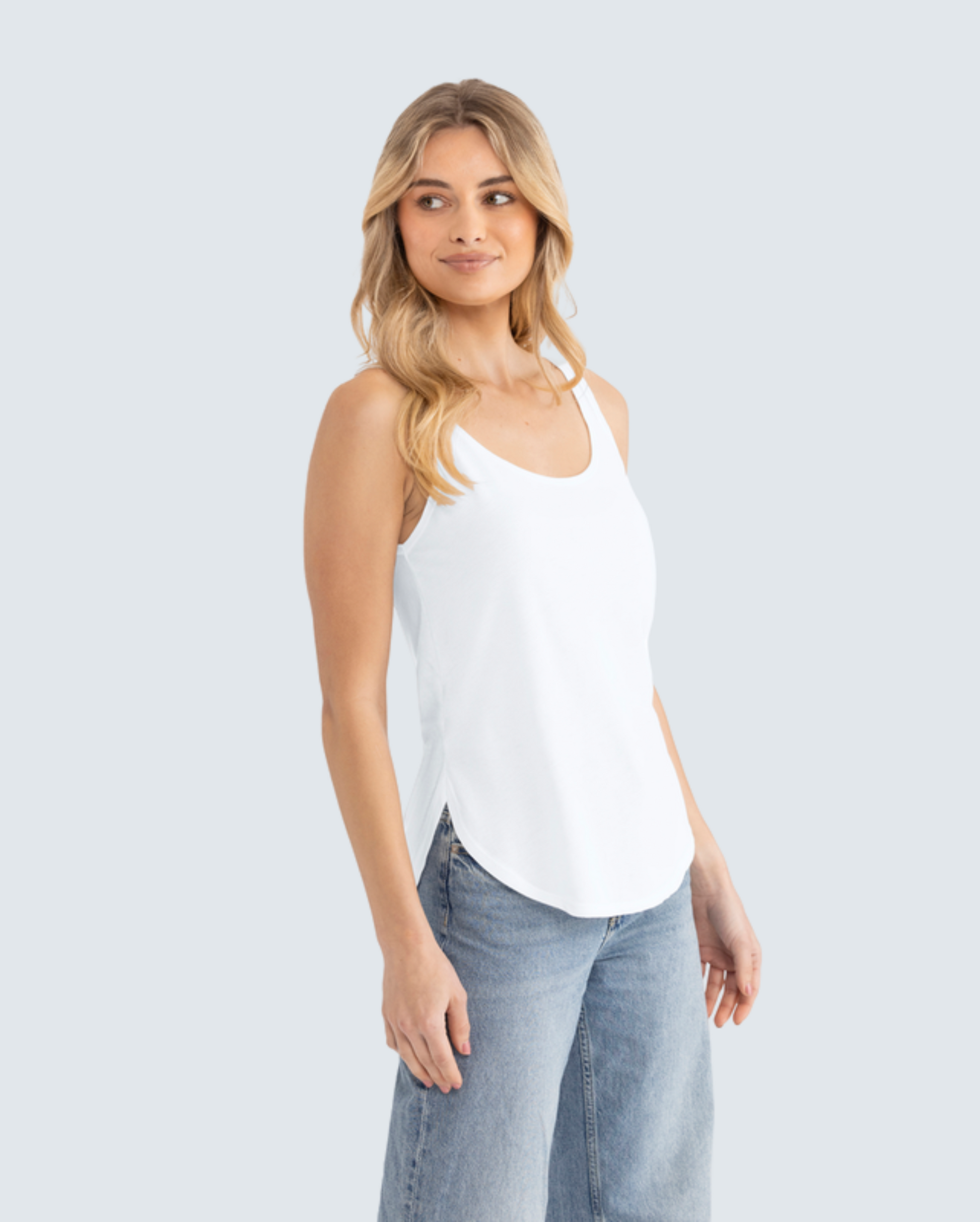 Women's Festival Tank - White