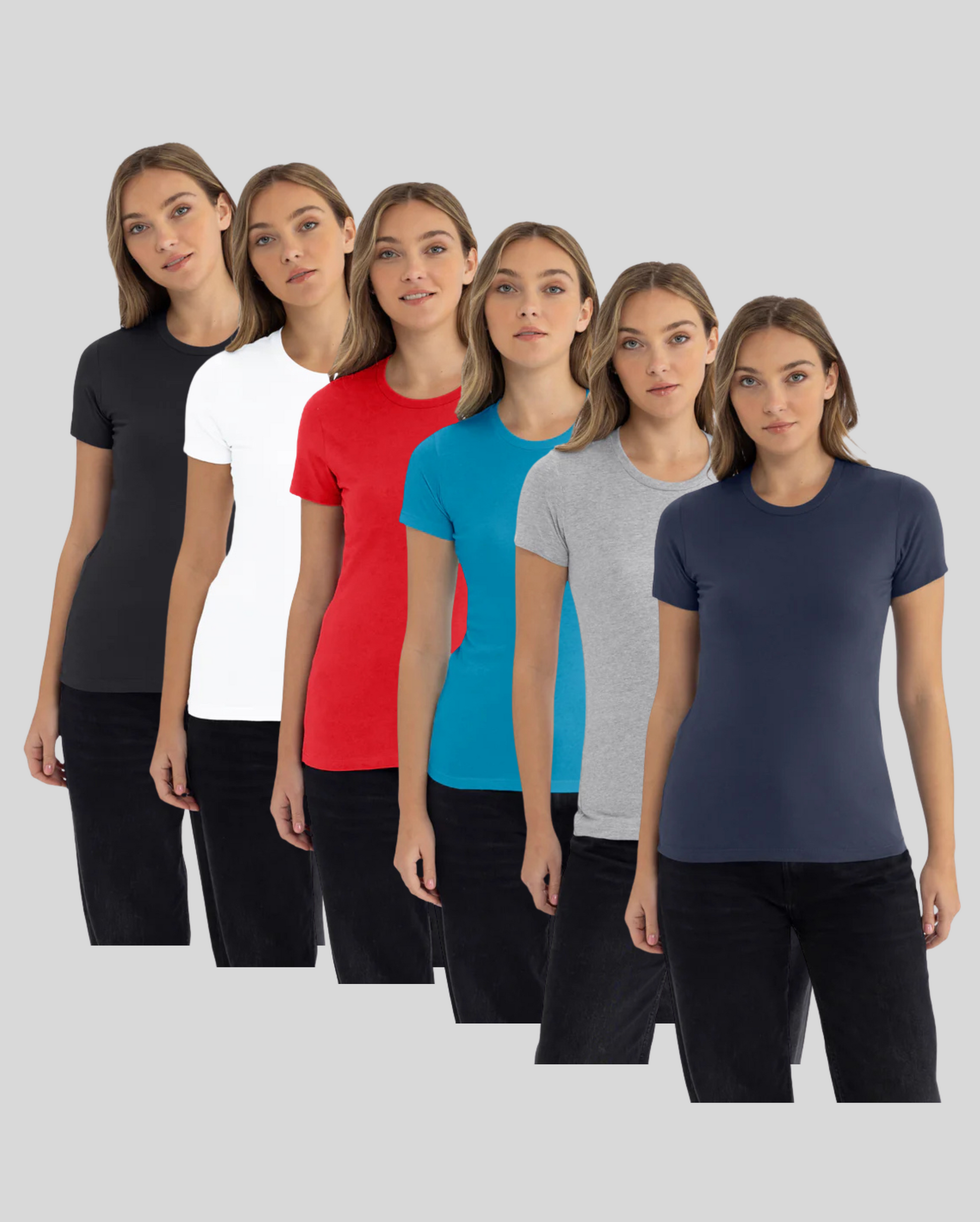 Women's Classic Cotton Tee 6-Pack