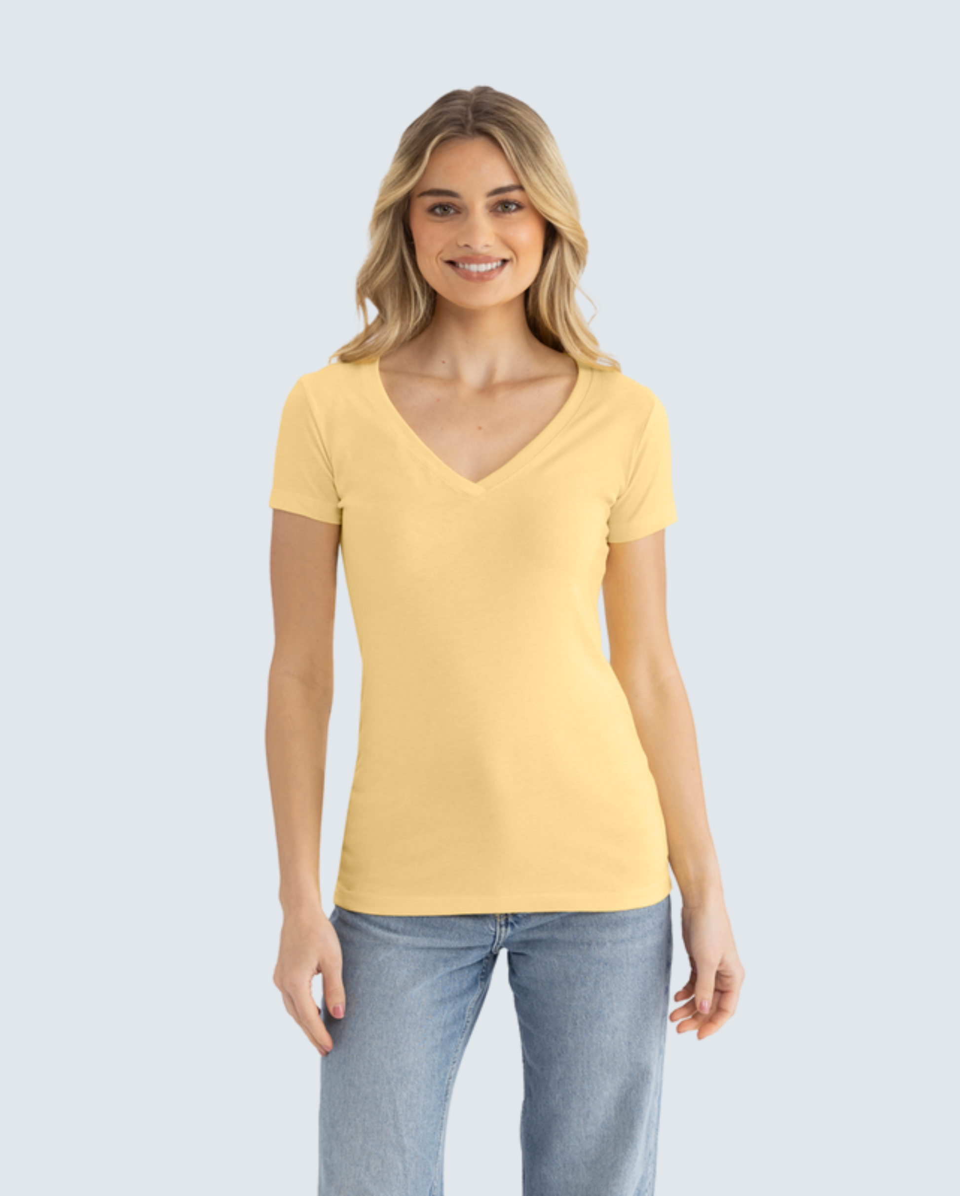 The Women's Ideal V-Neck Tee 4-Pack